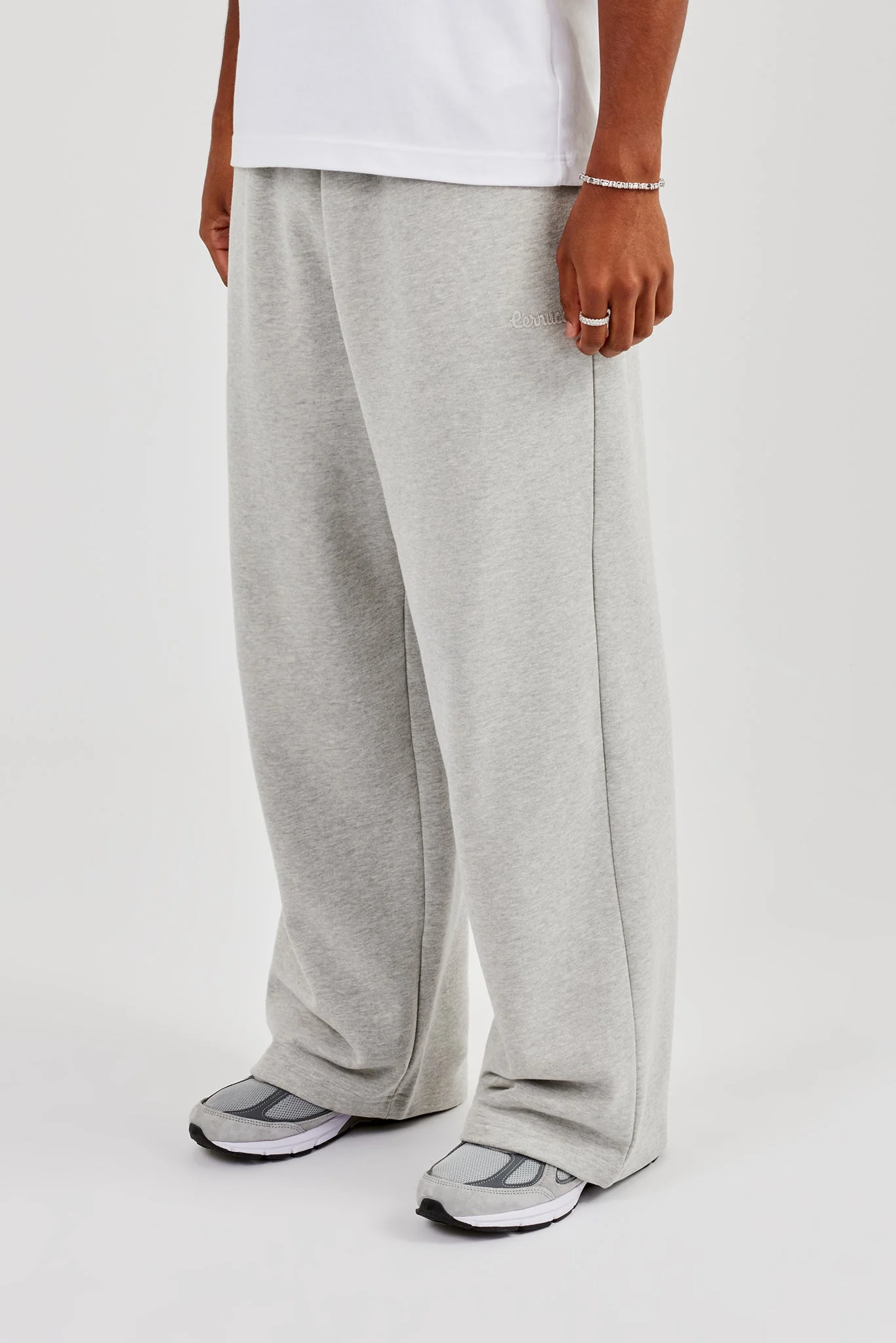 Baggy Fit Jogger - Grey Marl - Image 3