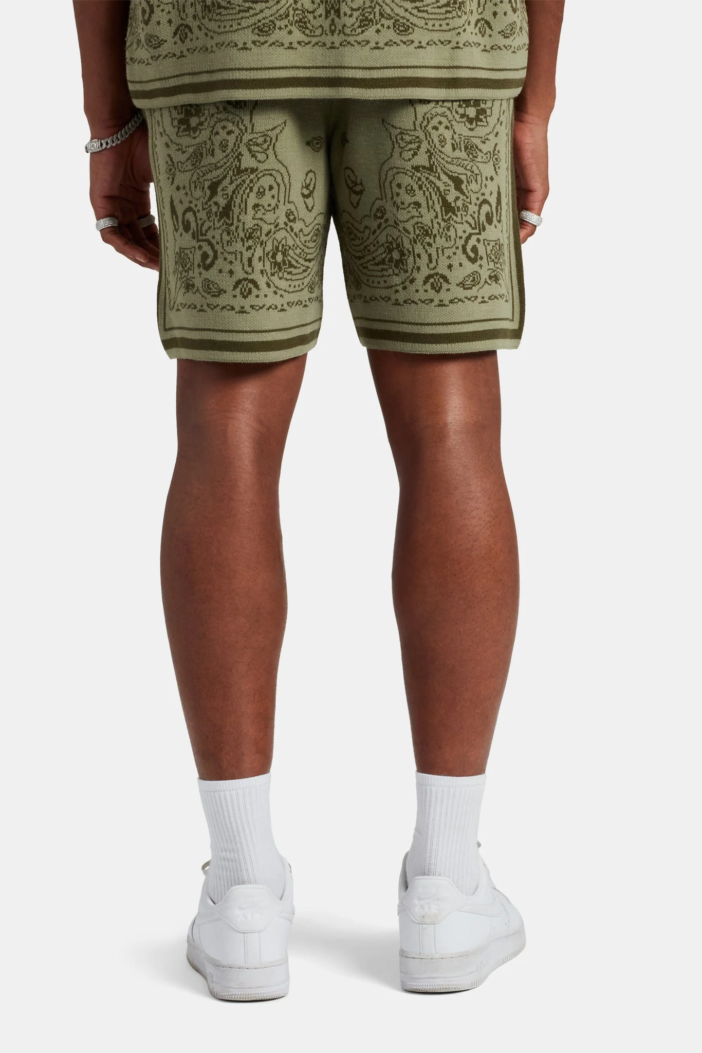 Bandana Knit Short - Green - Image 3