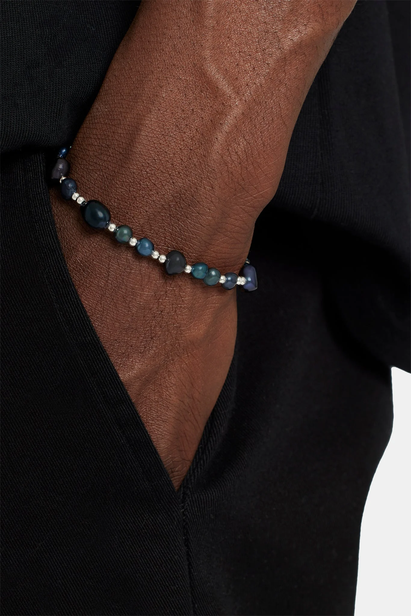 Beaded Baroque Pearl Bracelet - Image 2