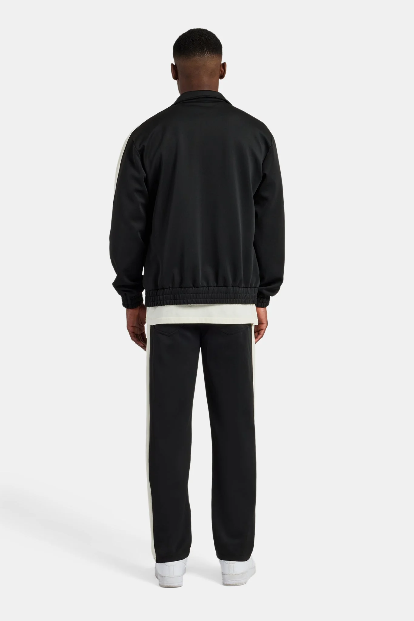 Black Contrast Panel Tracksuit - Image 3