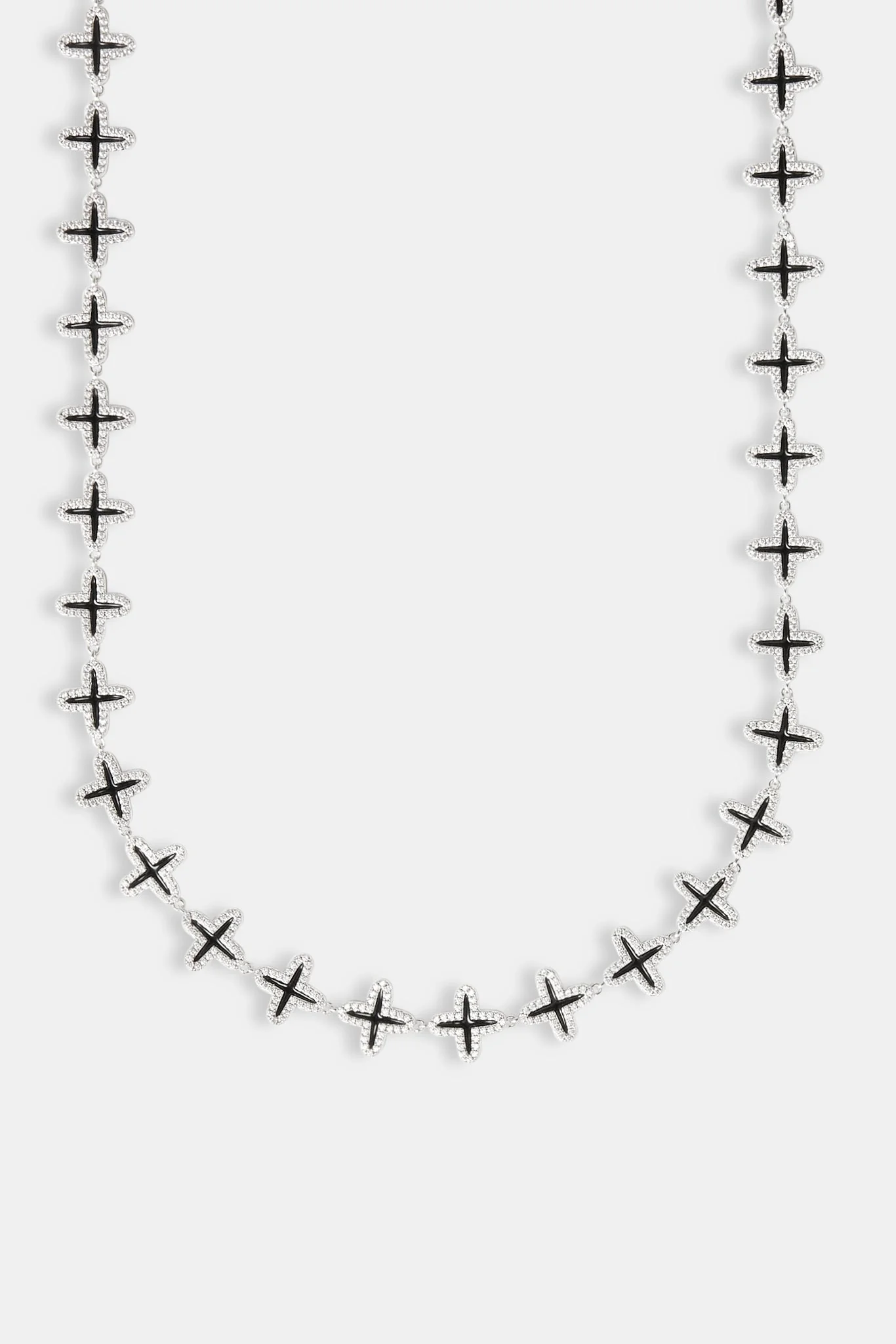 Black Enamel Motif Chain - 10mm - Image 2