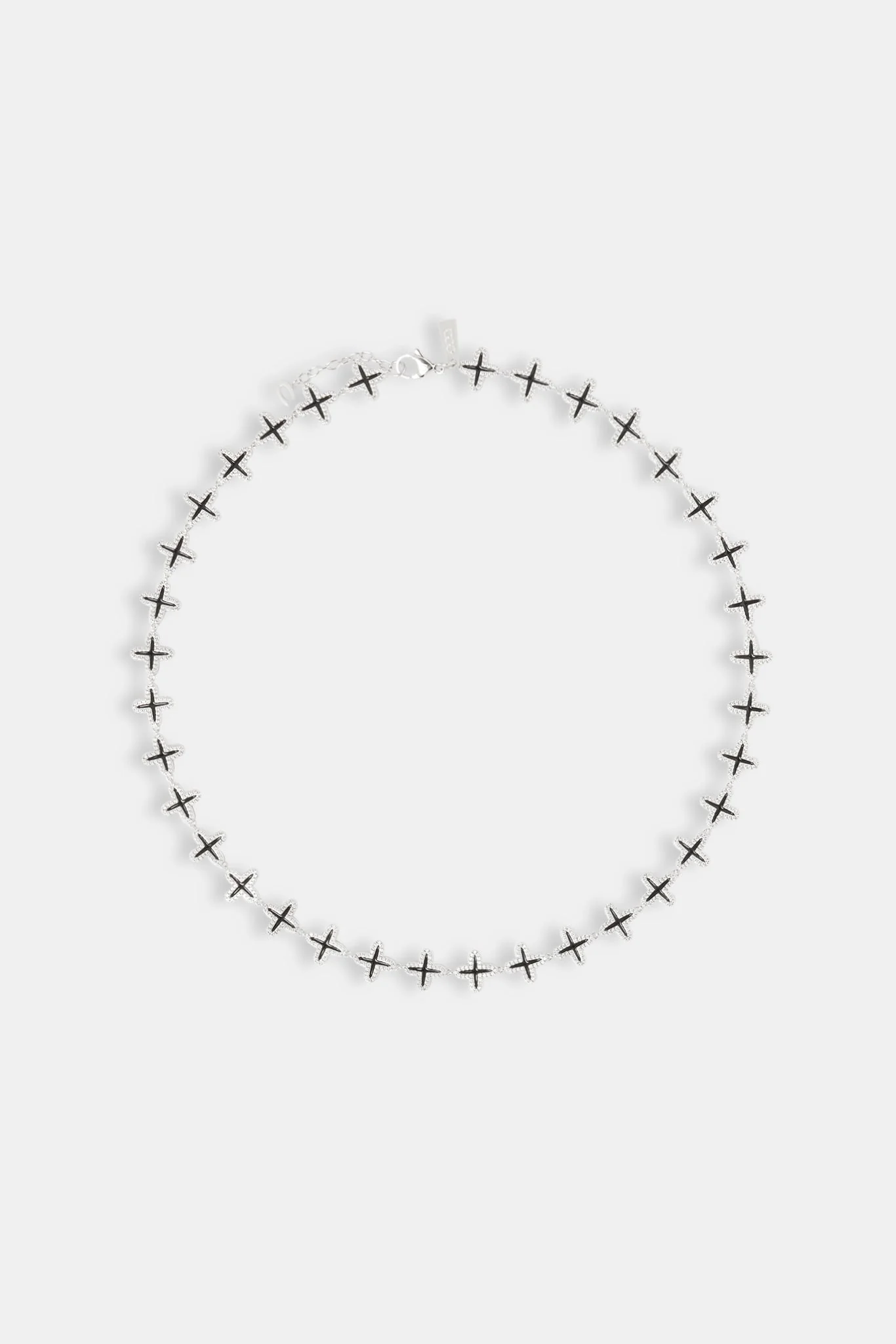 Black Enamel Motif Chain - 10mm - Image 4