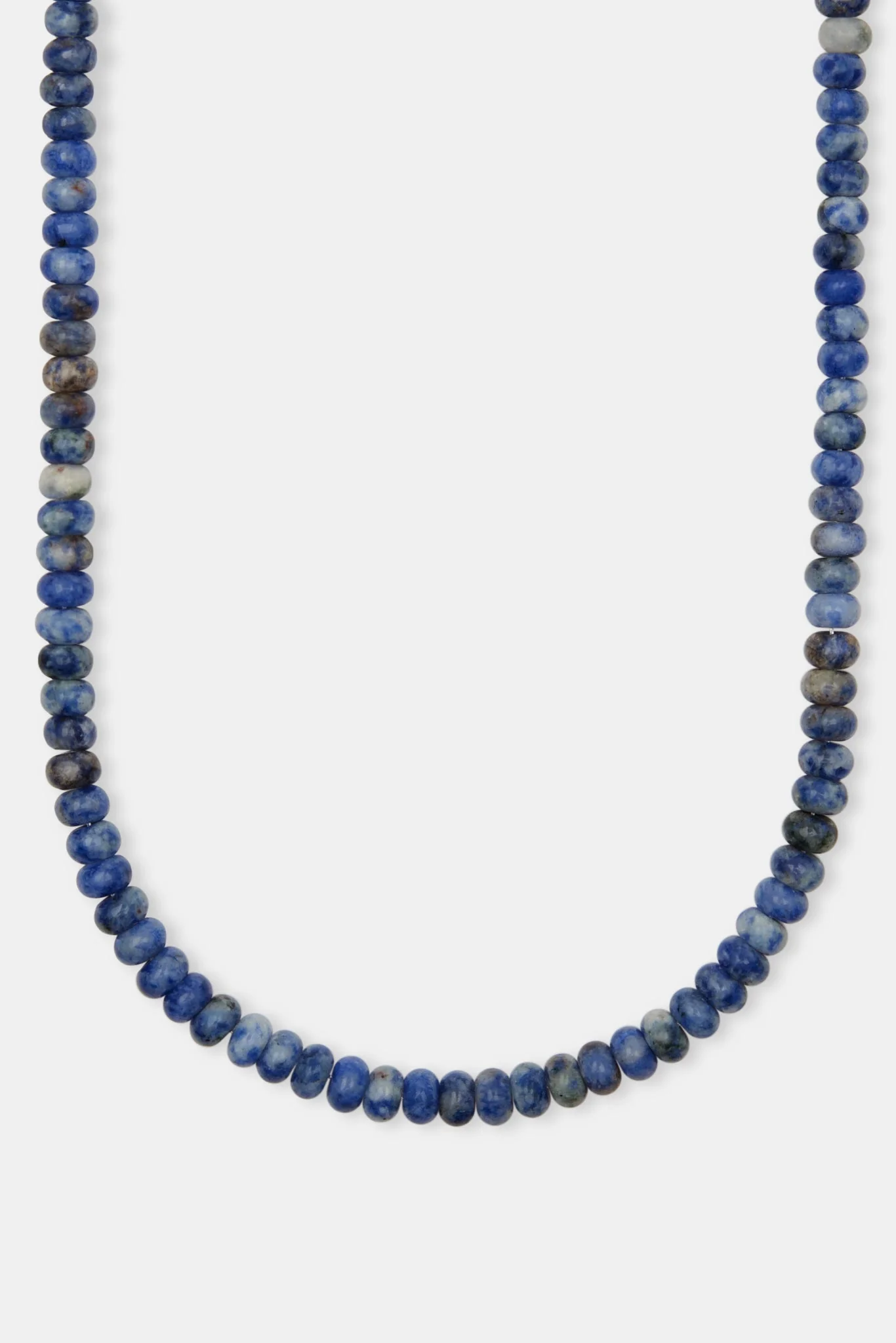 Blue Point Natural Stone Necklace - 6mm - Image 2
