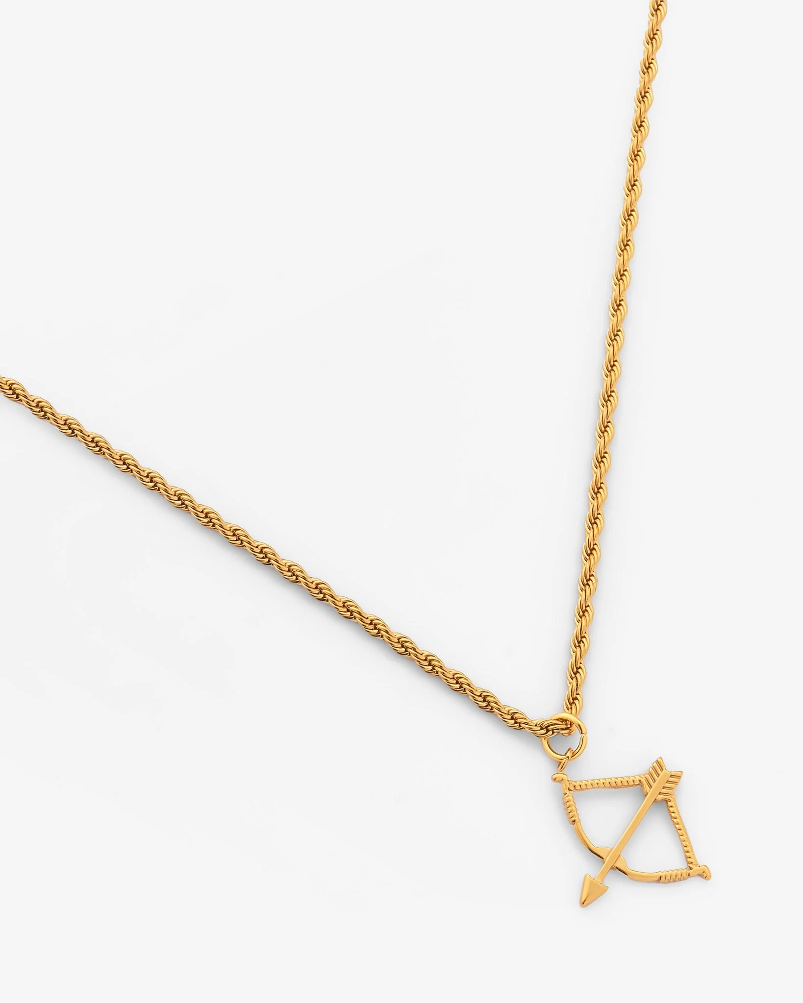 Bow And Arrow Necklace - Gold - Image 2