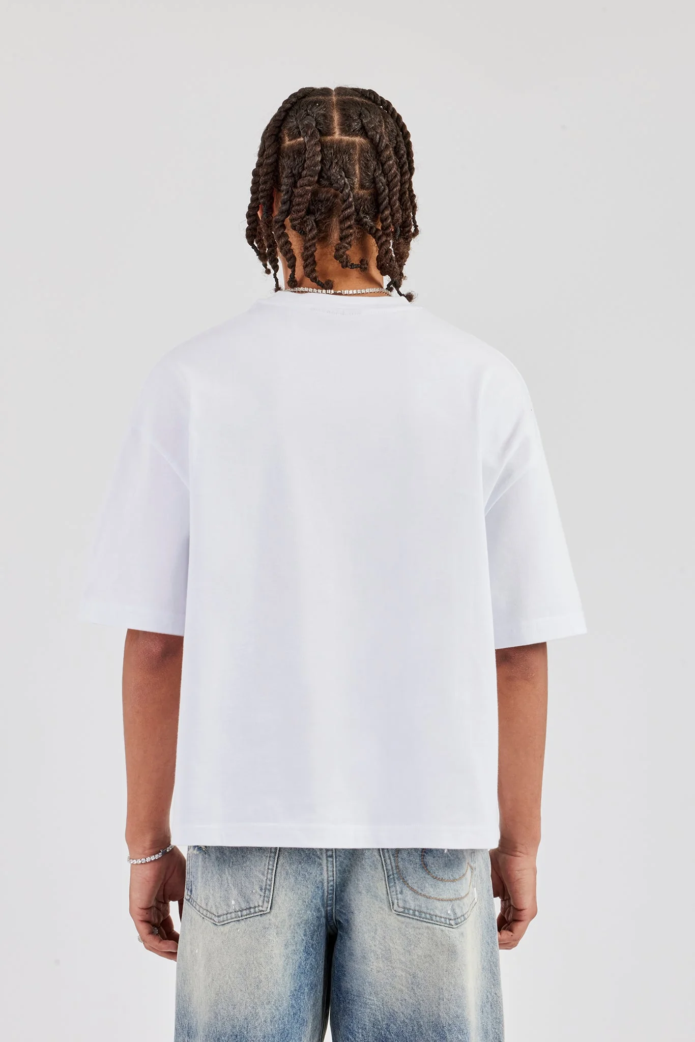 Boxy T-Shirt - White - Image 4