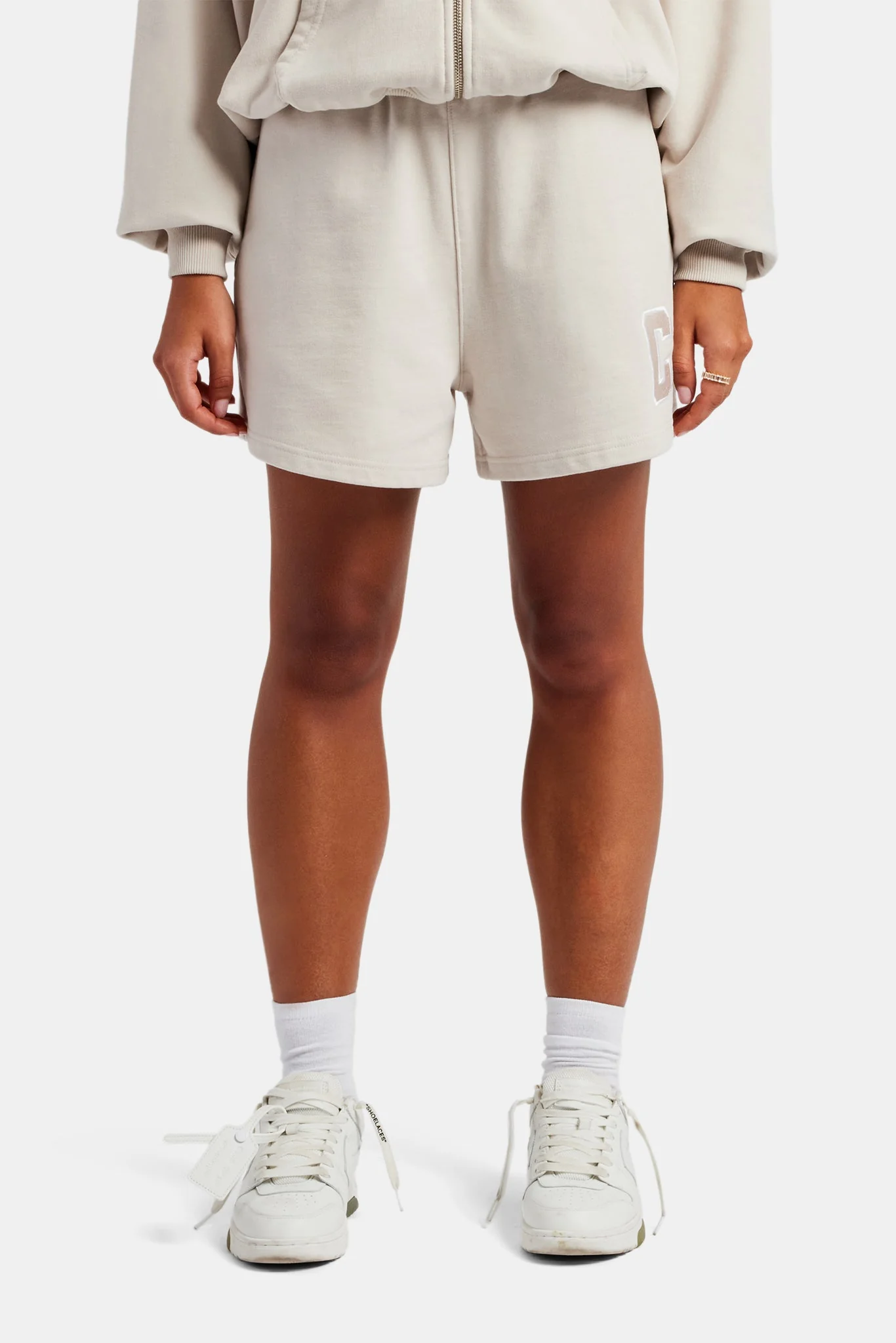 C Embroidered Short - Stone - Image 2