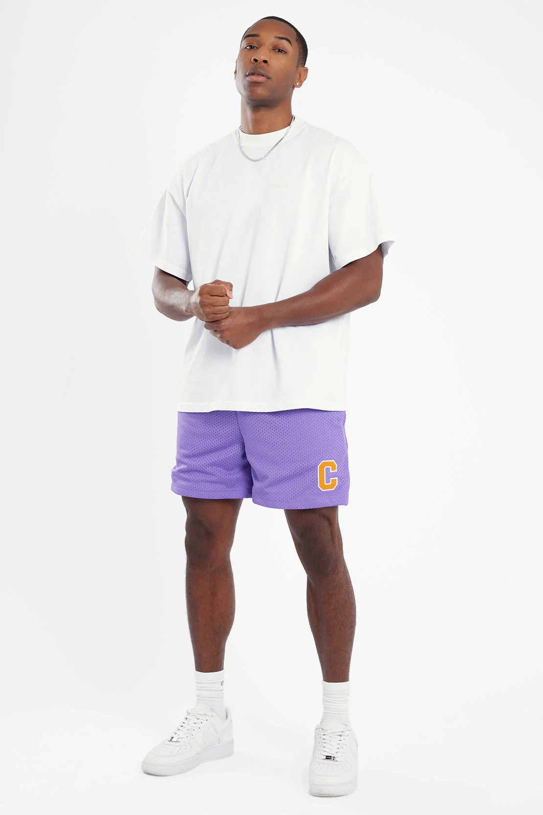 C Mesh Shorts - Purple - Image 3