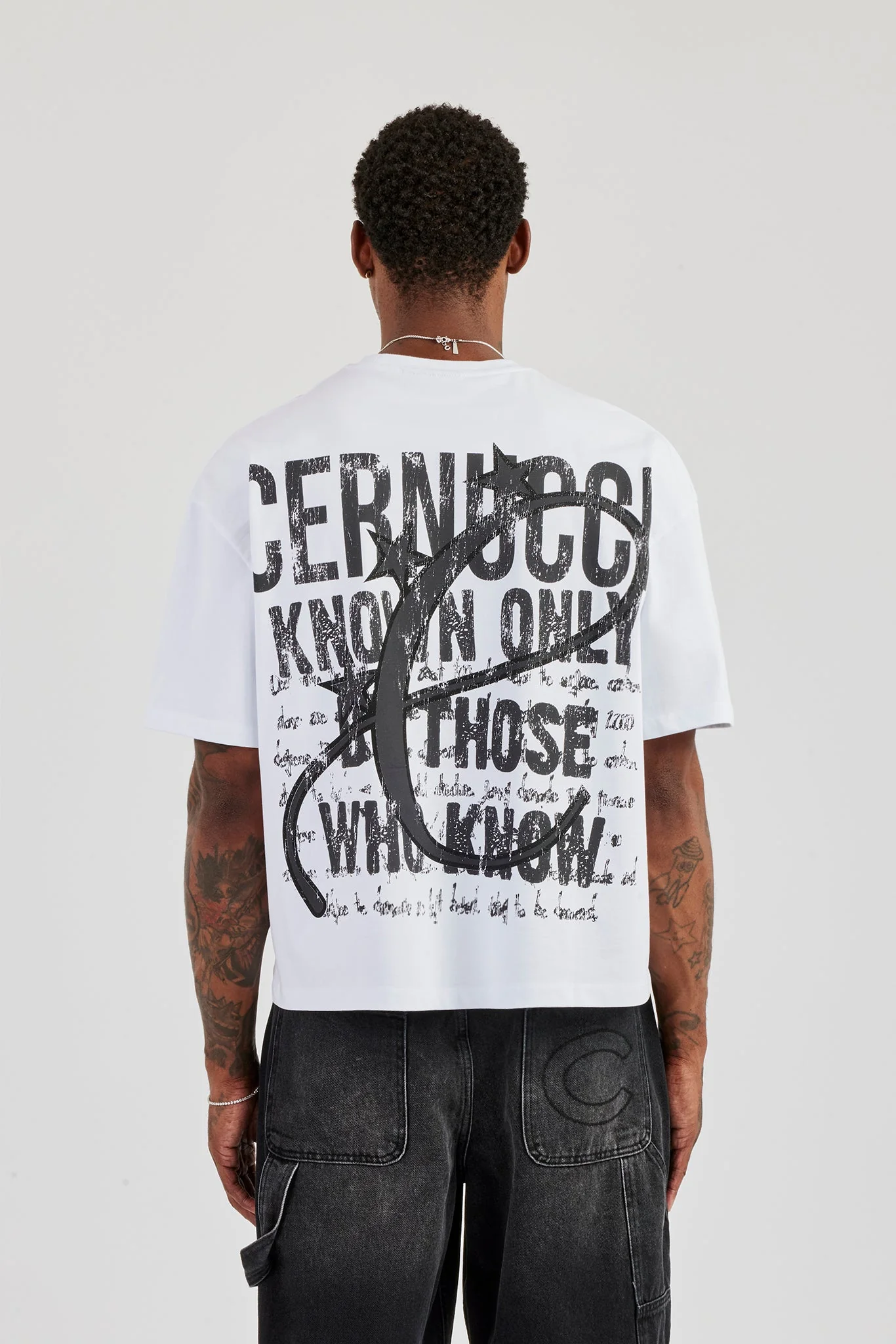 C Star Boxy T-Shirt - White