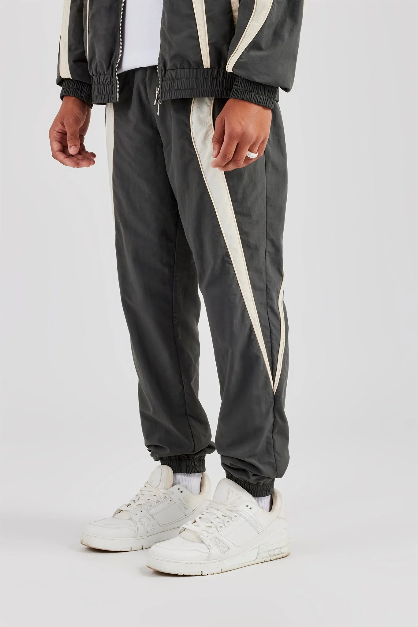CCC Nylon Cuffed Jogger - Charcoal - Image 2
