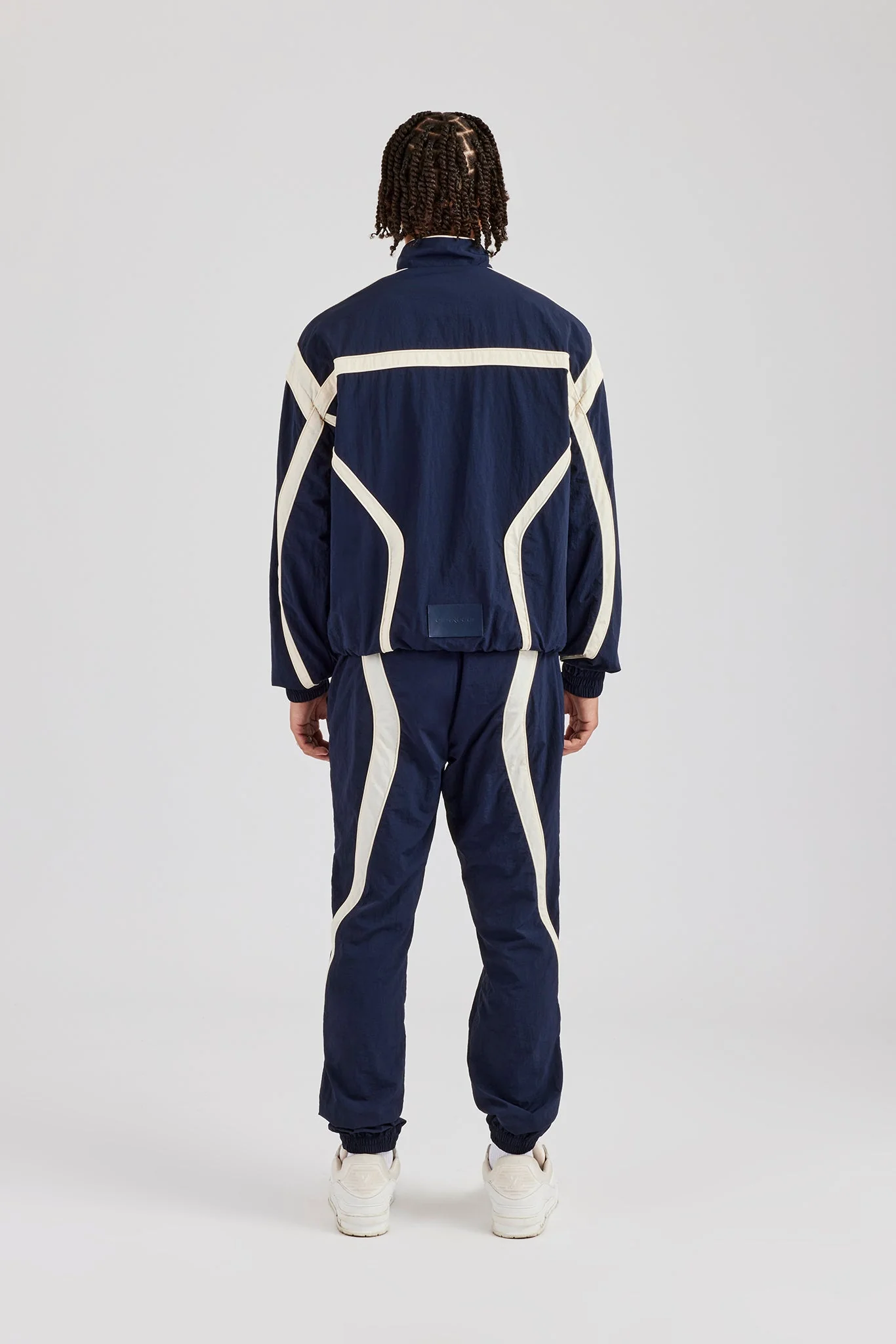 CCC Nylon Zip Through Tracksuit - Navy Blue - Image 7