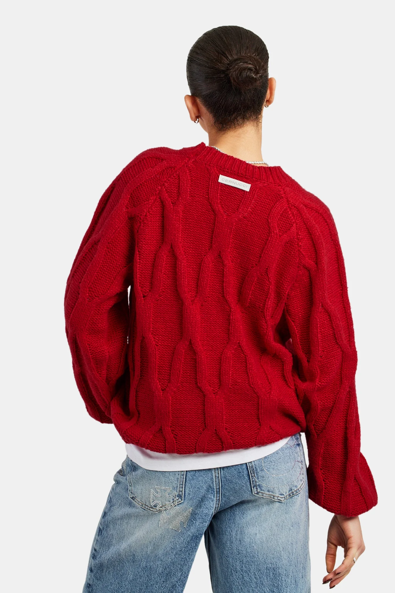 CCC Raglan Sweater - Red - Image 3