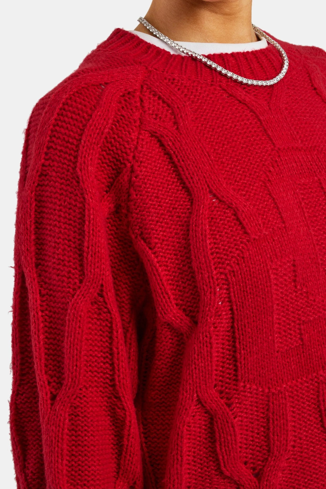 CCC Raglan Sweater - Red - Image 4