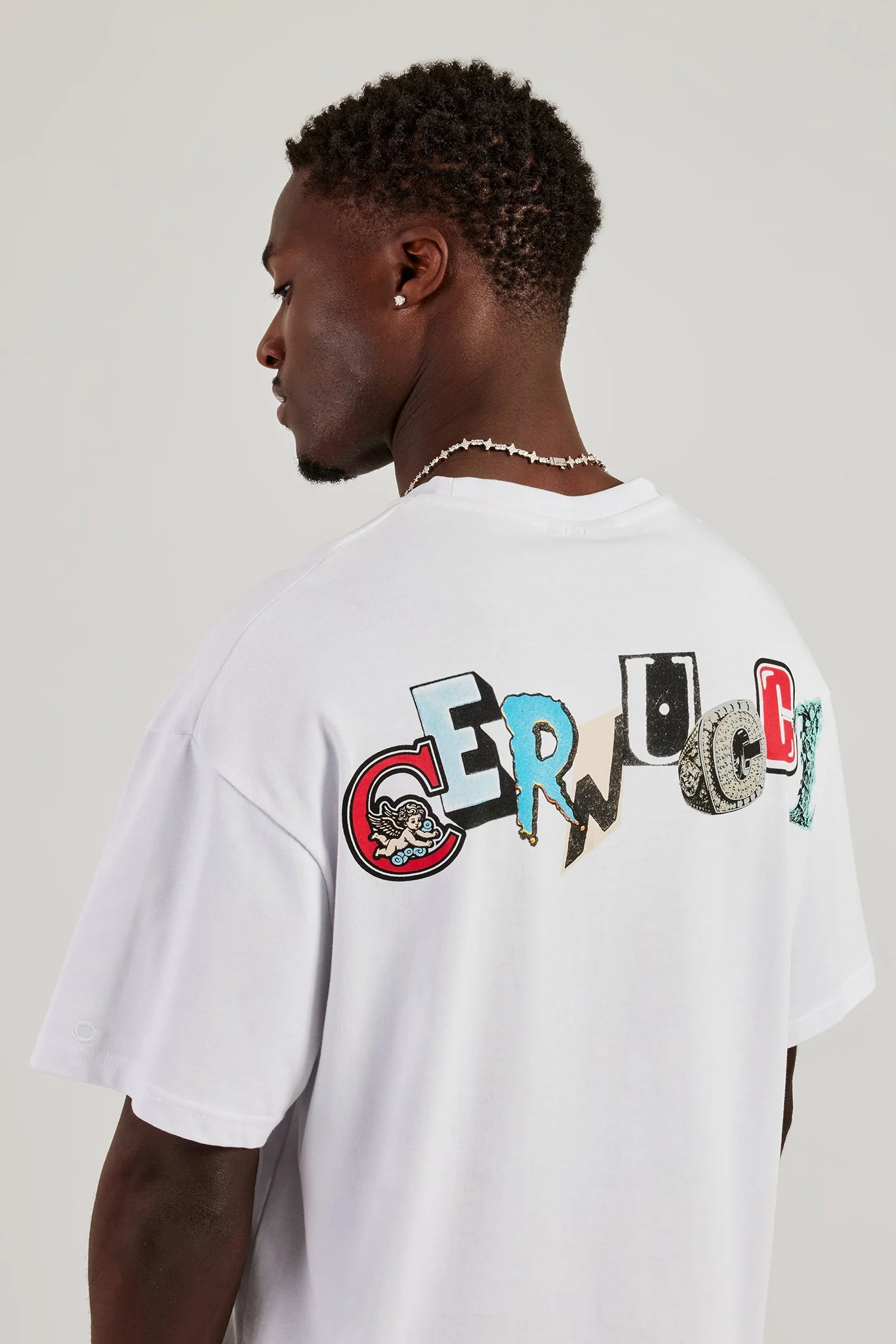 Cernucci Back Print Oversized T-Shirt - Image 4