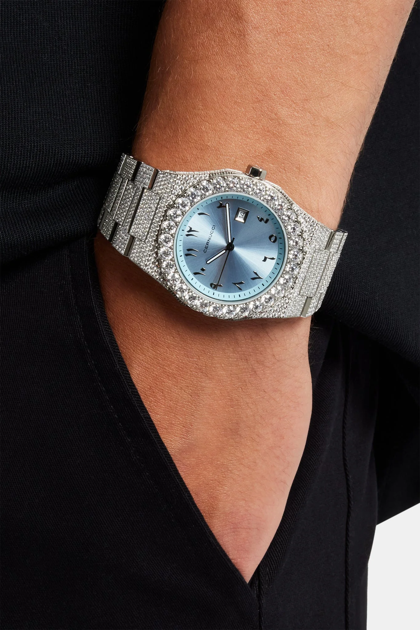 Cernucci Blue Iced Watch - Image 3