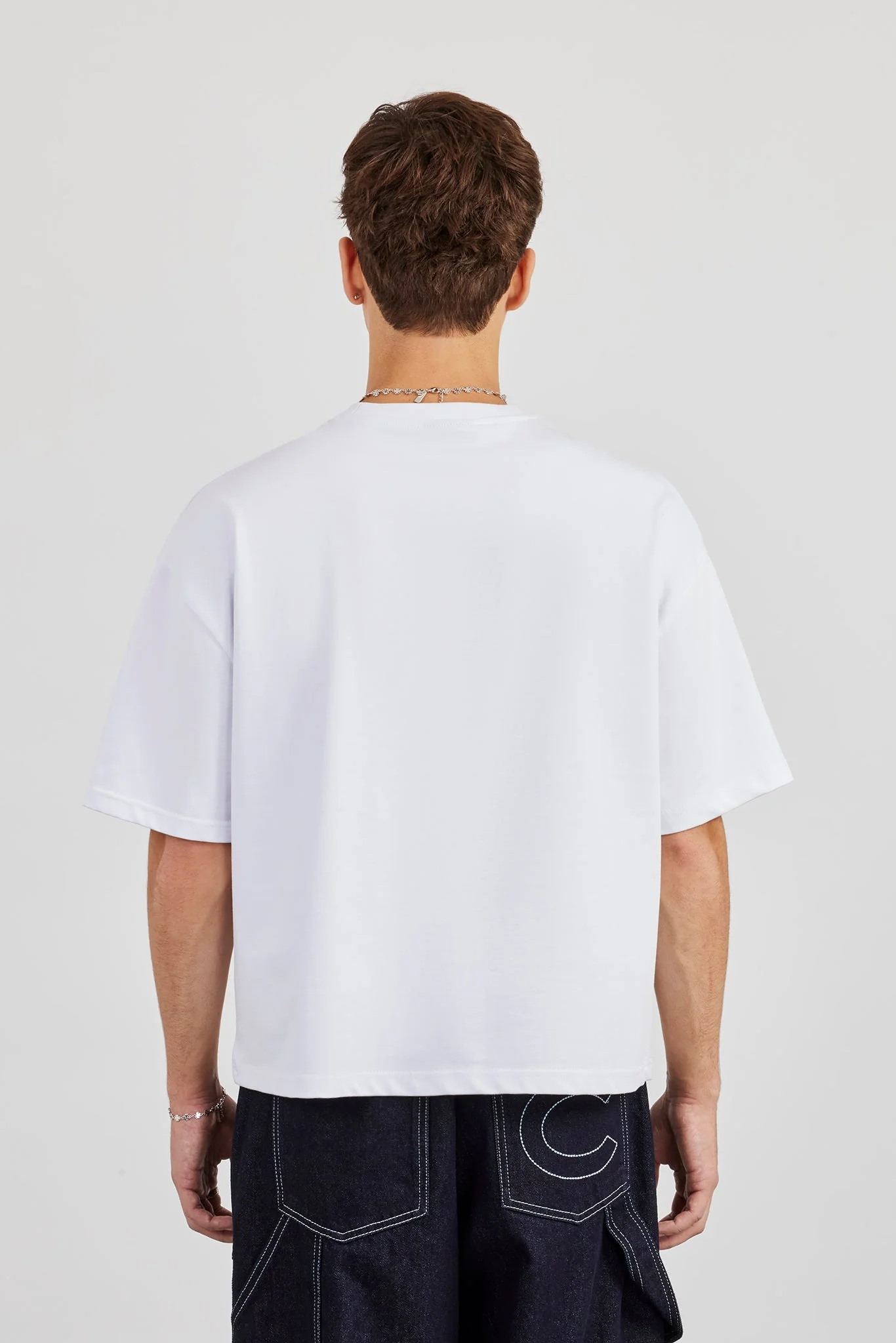 Cernucci Boxy T-Shirt - White - Image 4