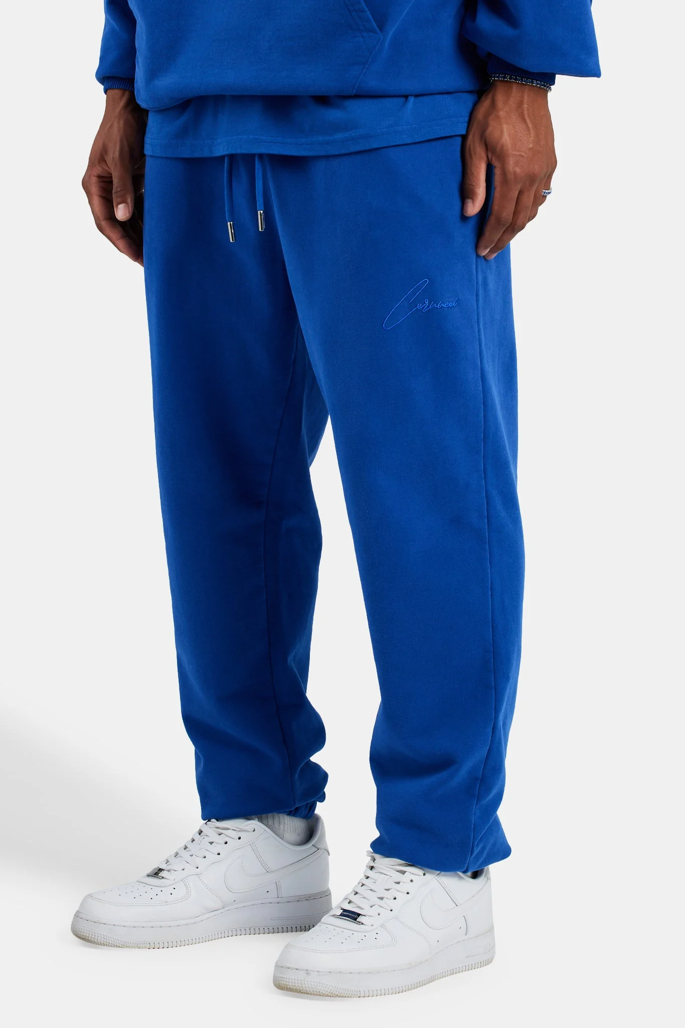 Cernucci Cuffed Jogger - Cobalt - Image 3