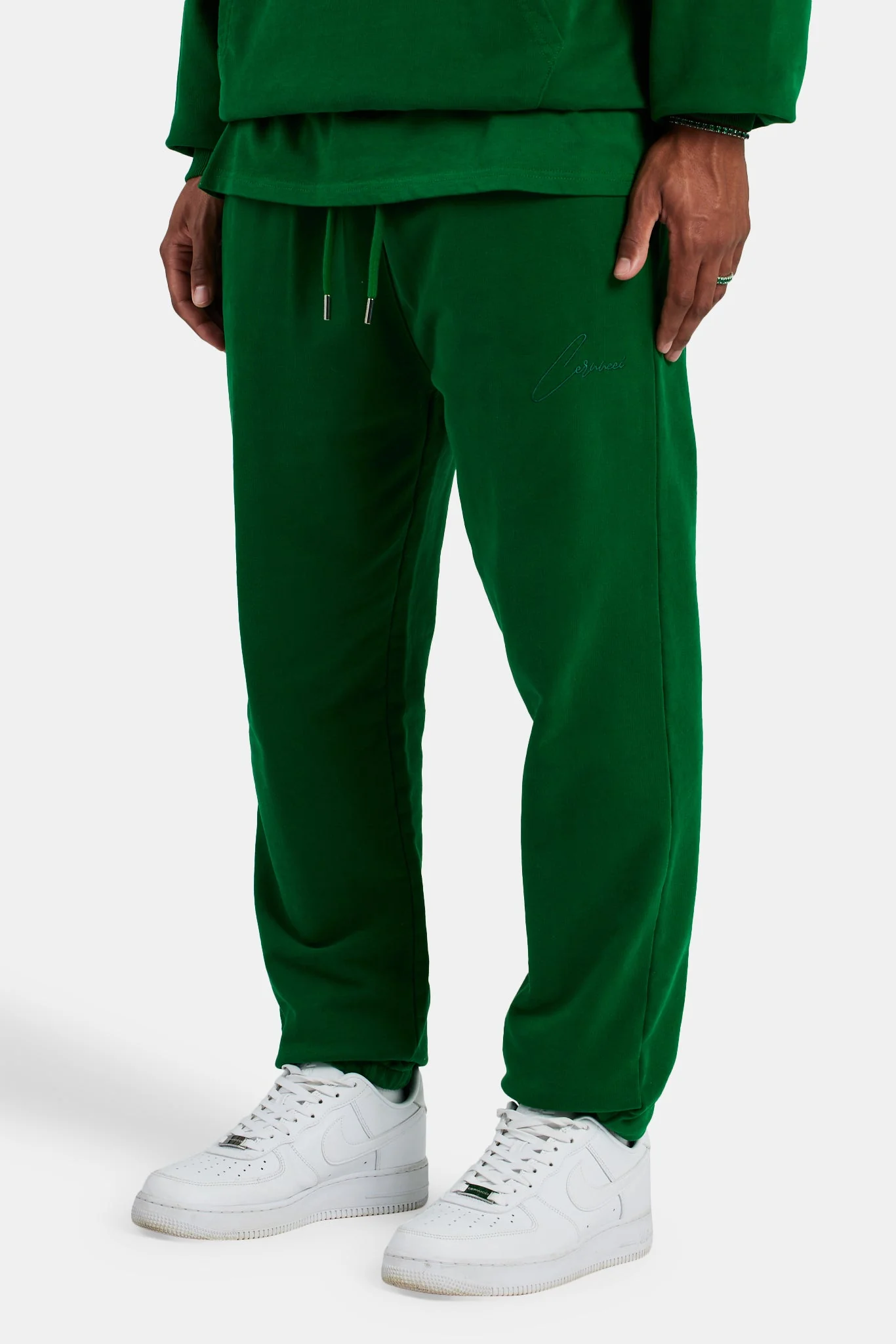 Cernucci Cuffed Jogger - Dark Green - Image 4