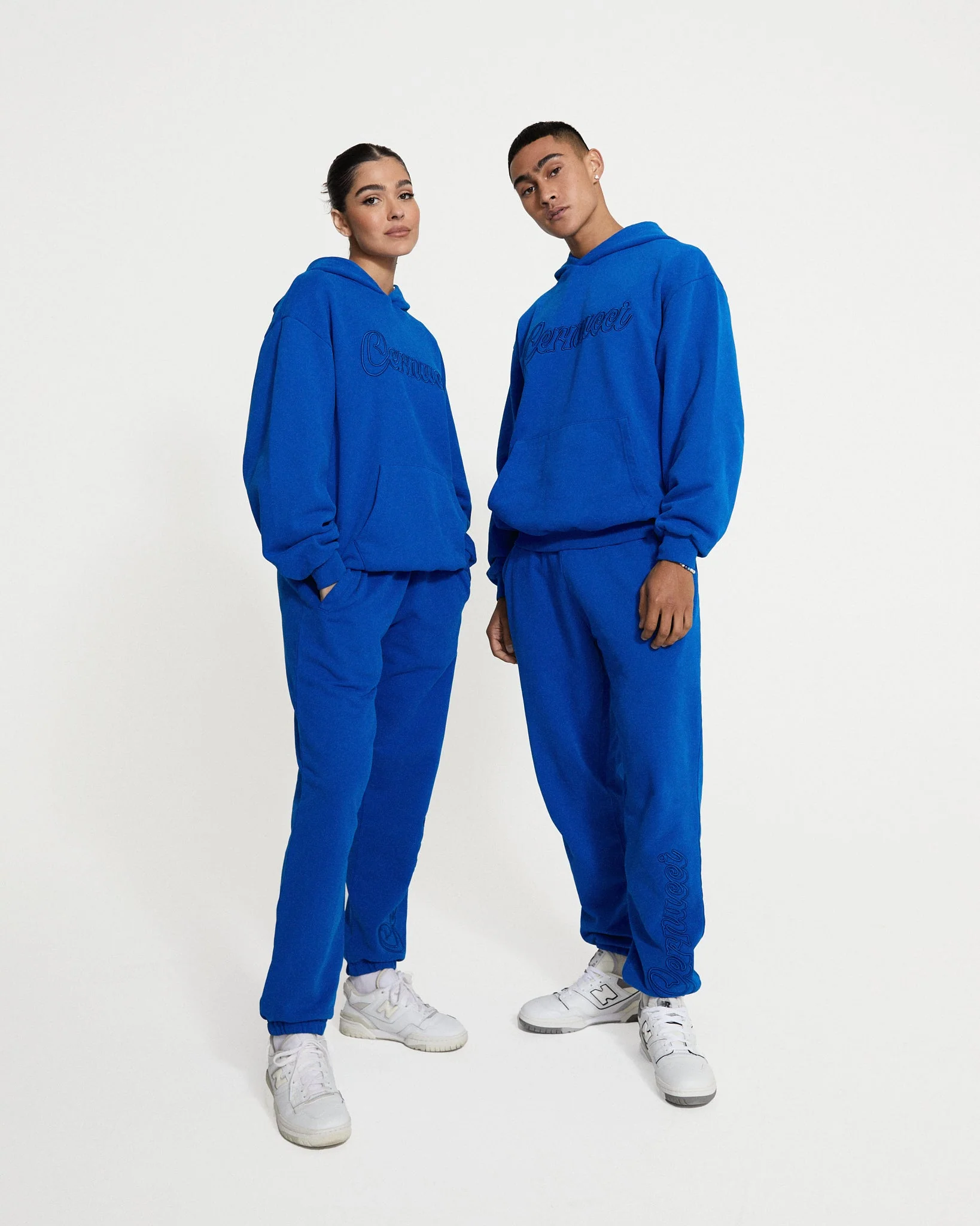Cernucci Embroidered Jogger - Cobalt Blue - Image 2