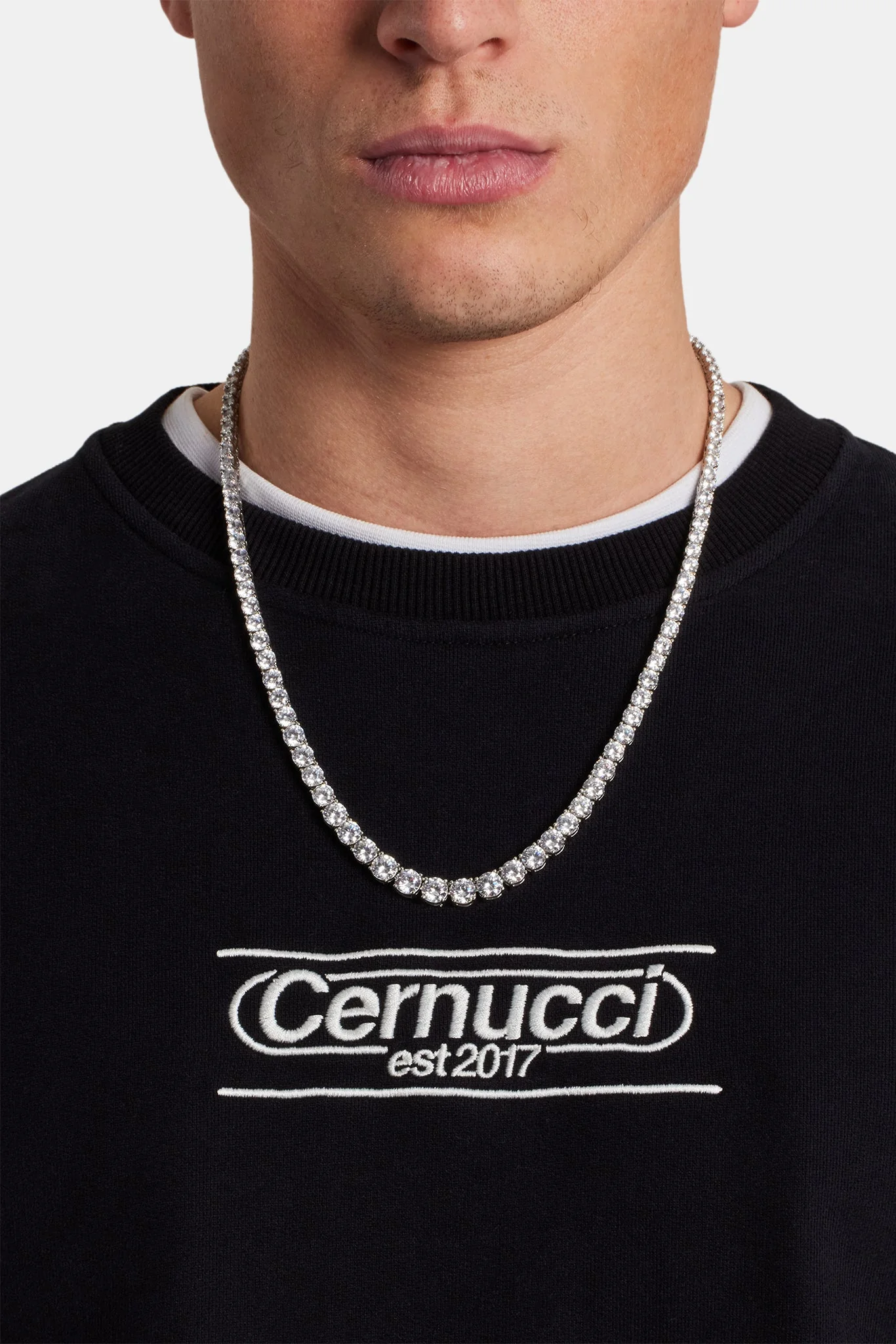 Cernucci Est Embroidered Sweatshirt - Black - Image 3