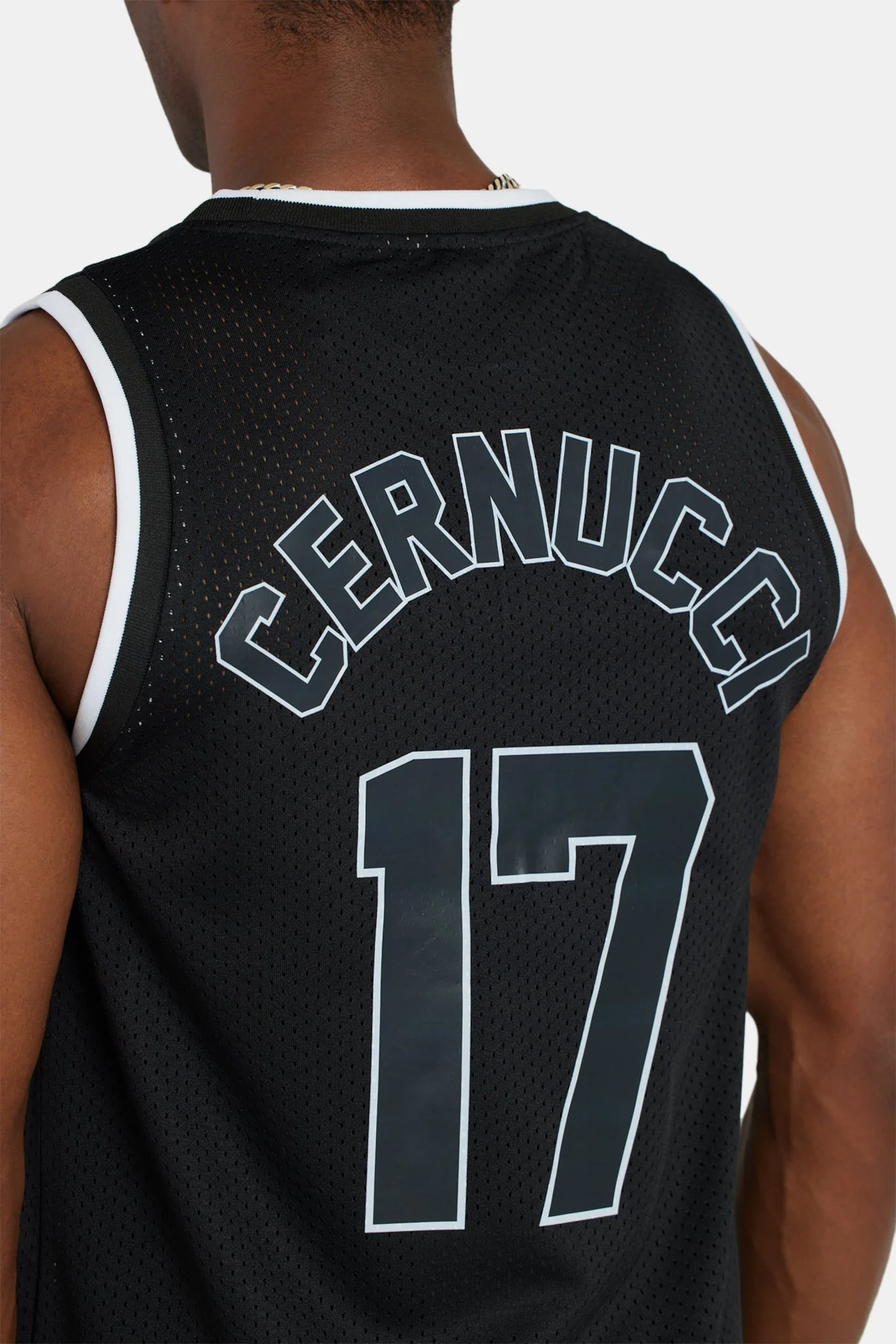 Cernucci Mesh Basketball Vest - Black - Image 4