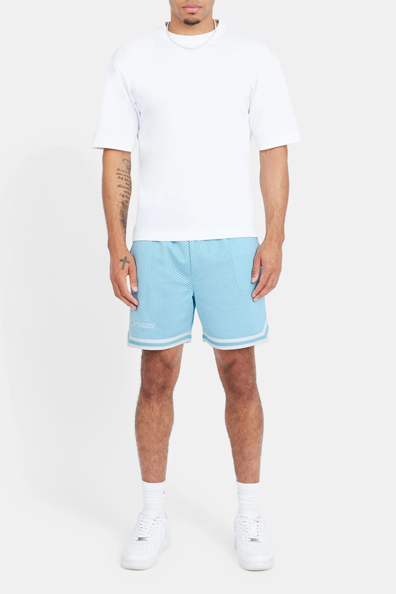 Cernucci Mesh Short - Blue - Image 3