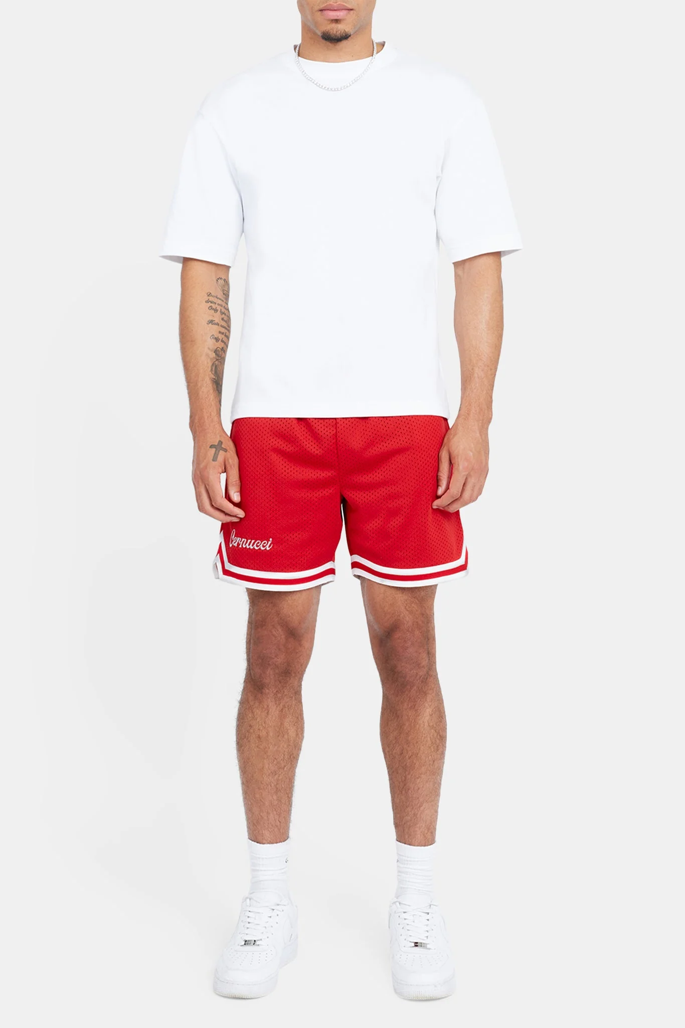 Cernucci Mesh Short - Red - Image 3