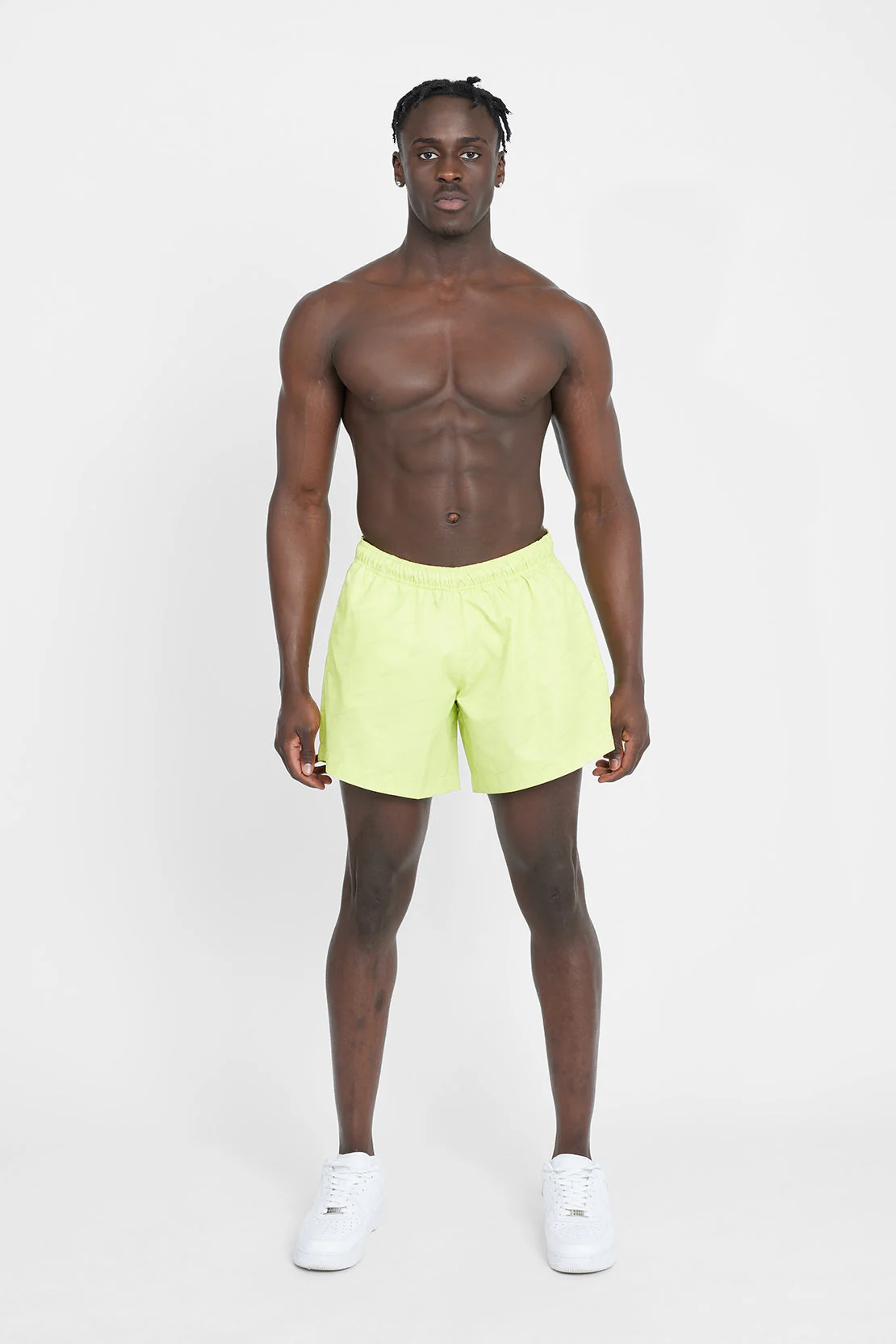 Cernucci Monogram Swimshorts - Lime - Image 3
