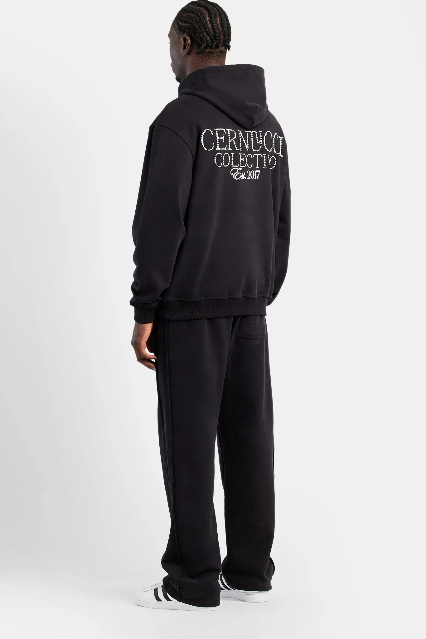 Cernucci Pearl Hoodie  - Black - Image 2
