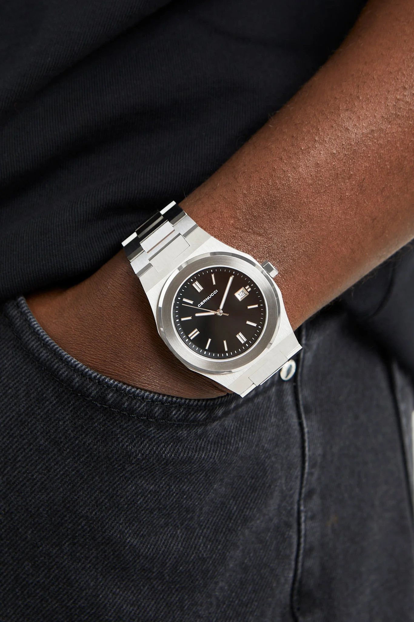 Cernucci Polished Watch - Black - Image 3