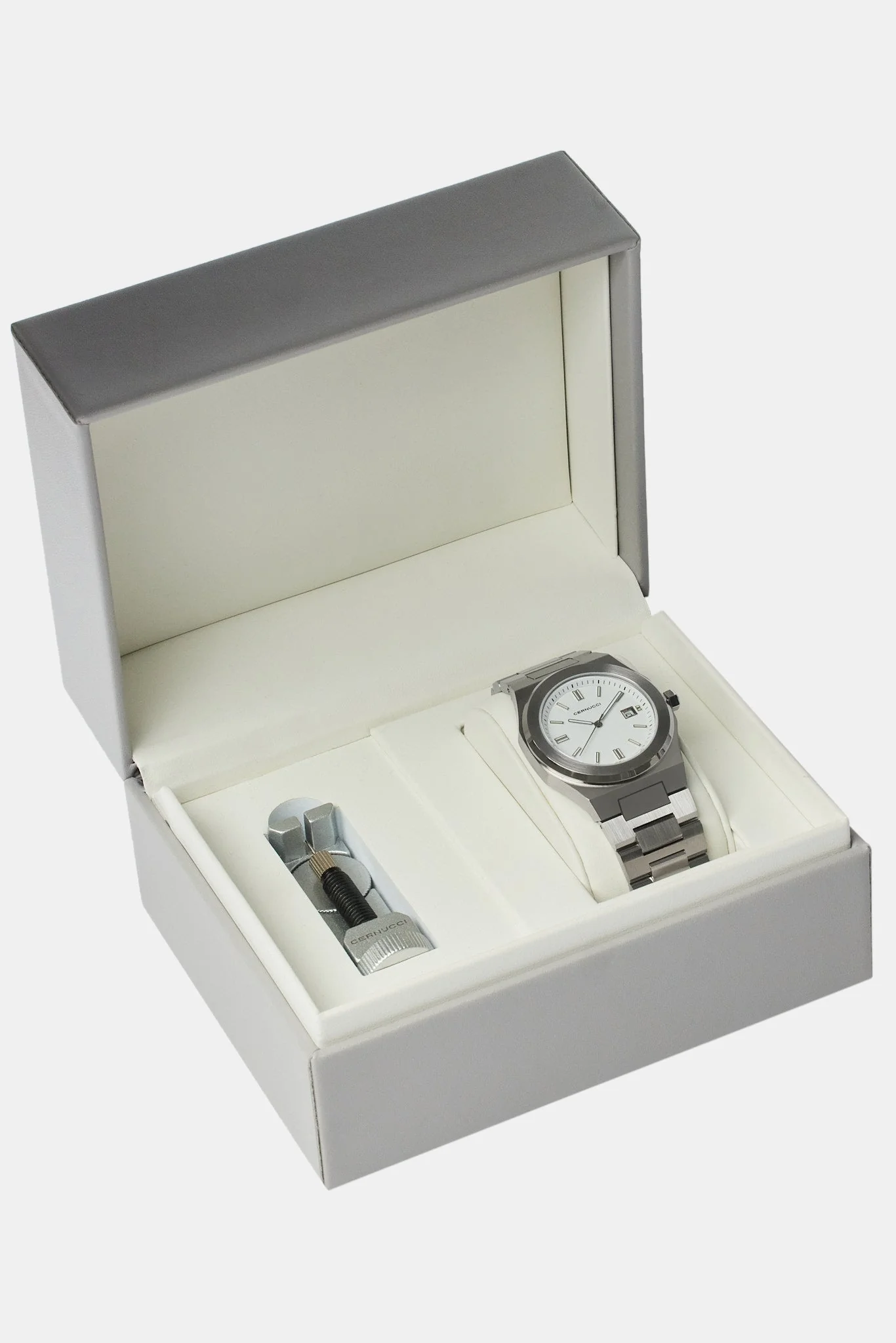 Cernucci Polished Watch - White - Image 5