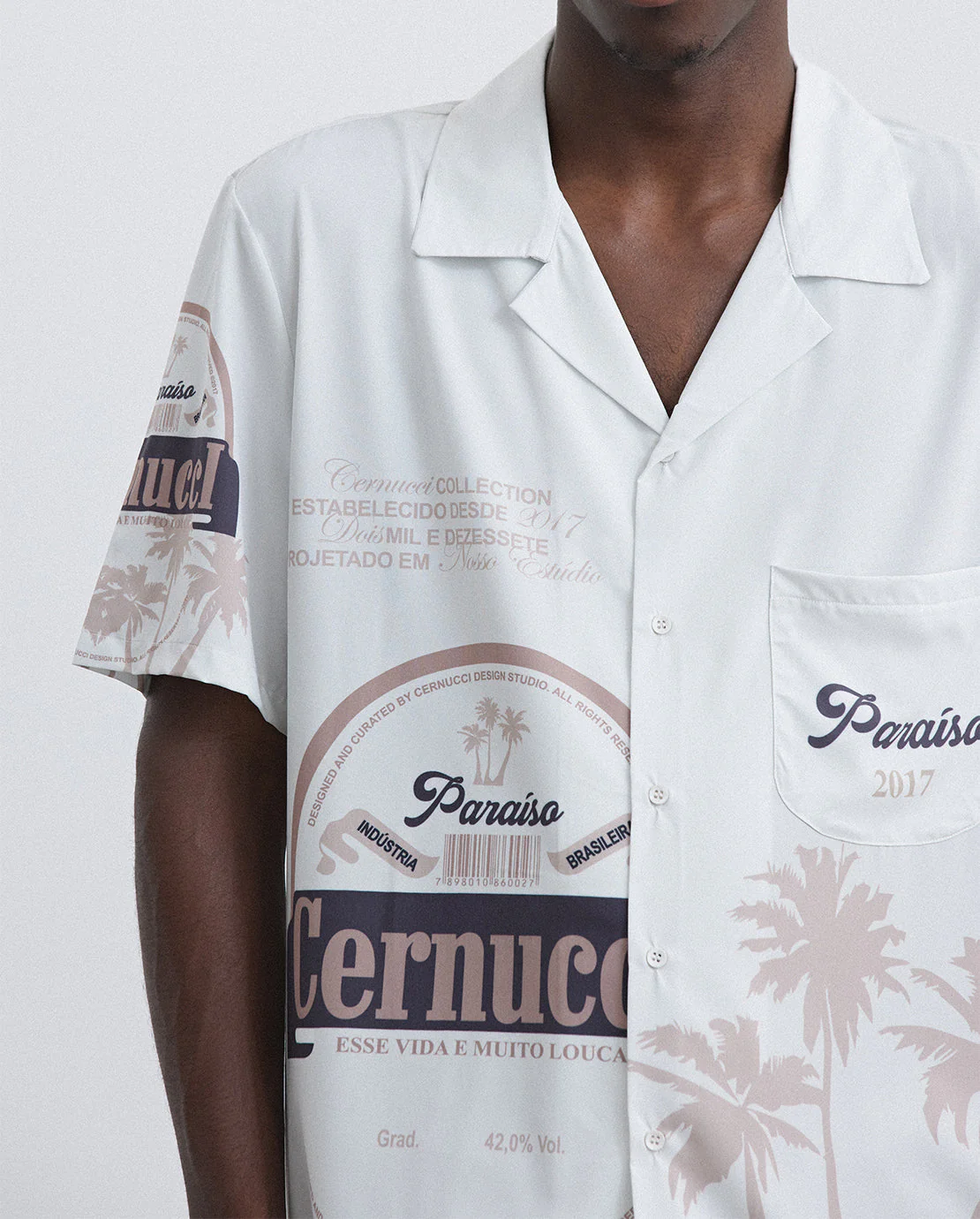 Cernucci Printed Shirt - Ecru - Image 2