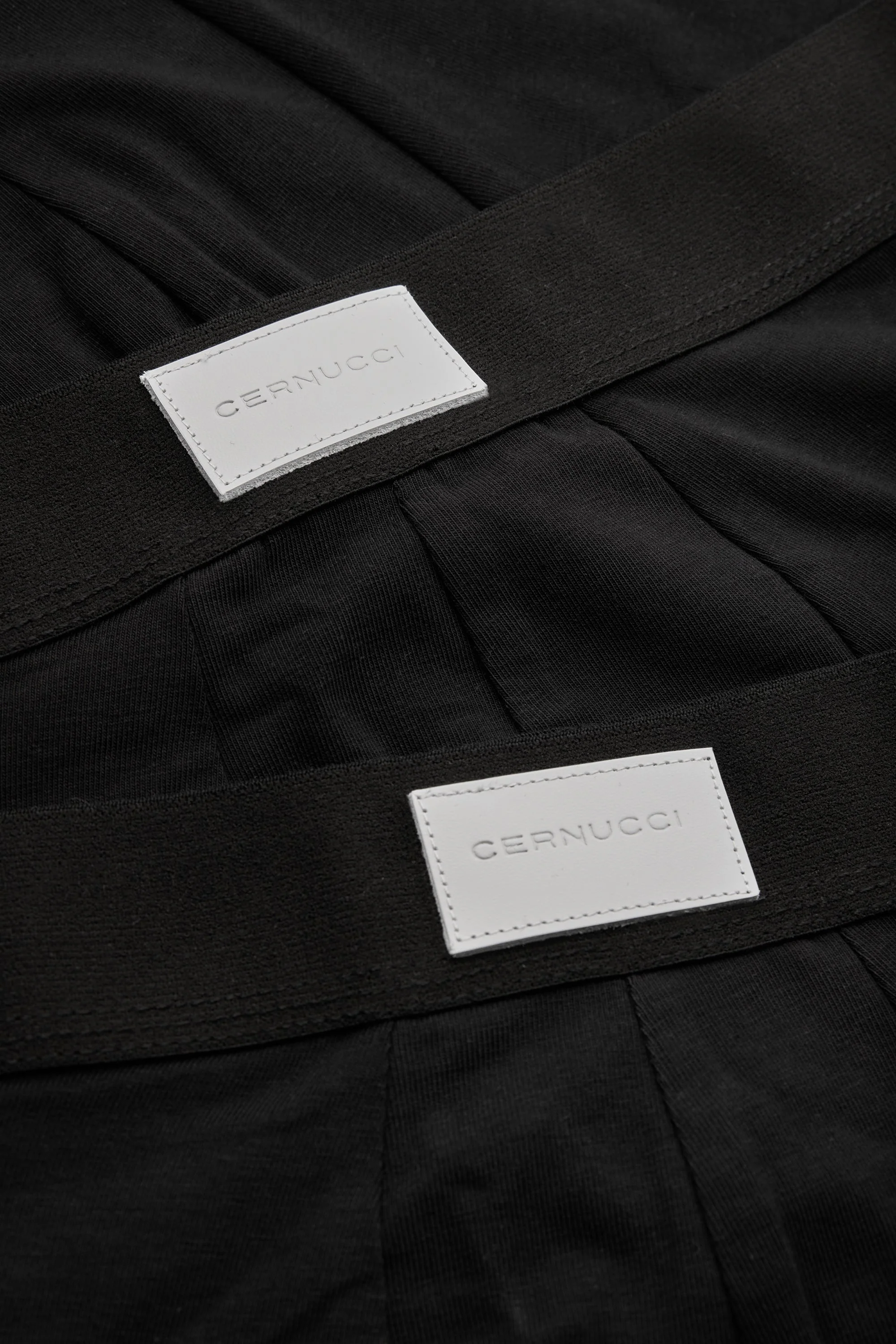 Cernucci PU Tab Boxer Short 3 Pack - Black - Image 2