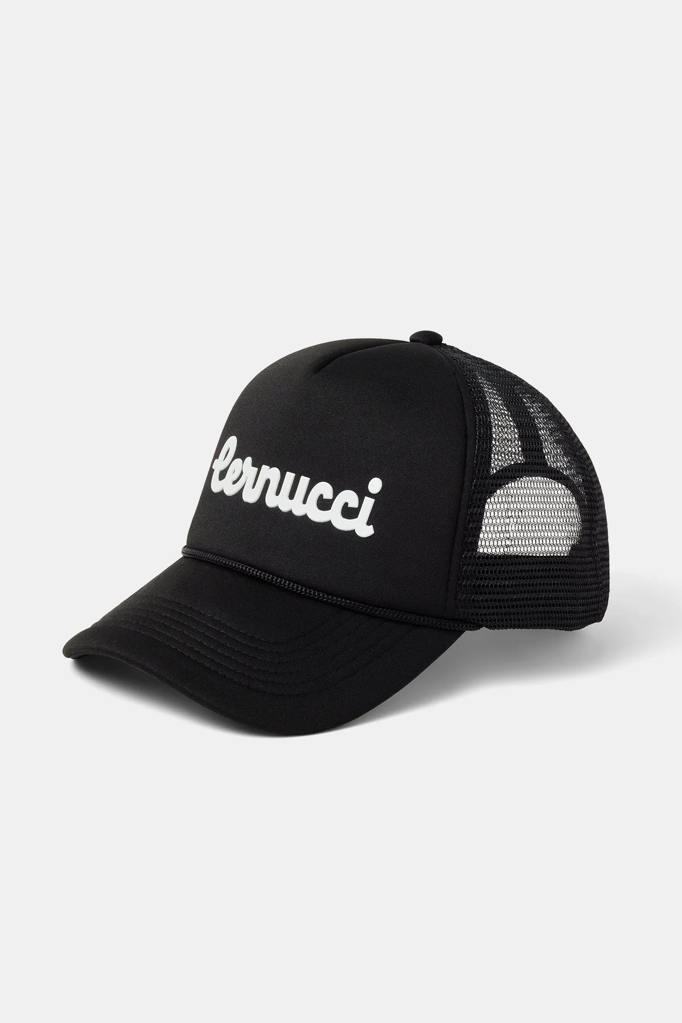 Cernucci Script Mesh Trucker - Black - Image 2
