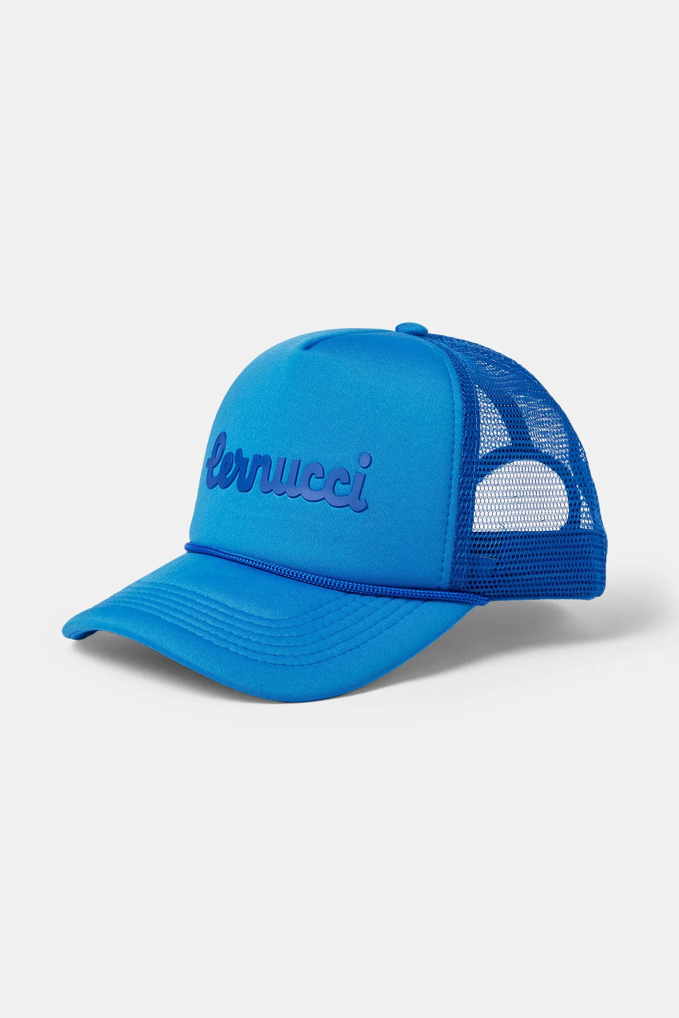 Cernucci Script Mesh Trucker - Blue - Image 2