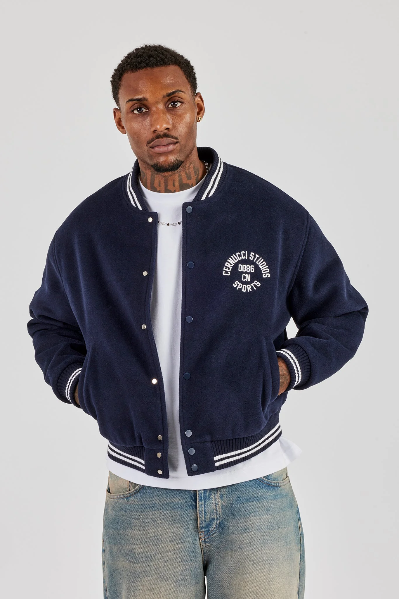 Cernucci Studios Bomber - Navy - Image 3