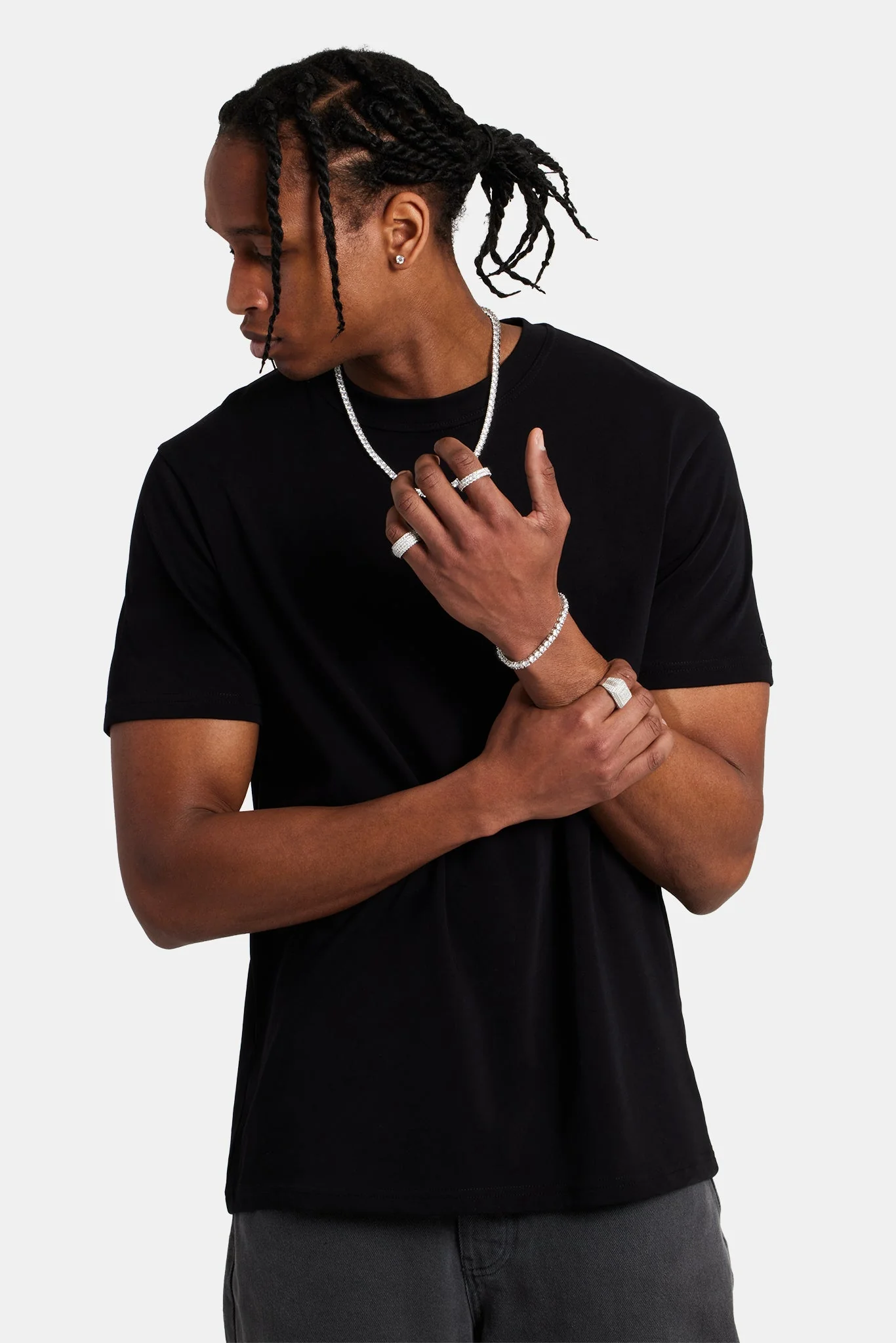 Cernucci T-Shirt - Washed Black - Image 7