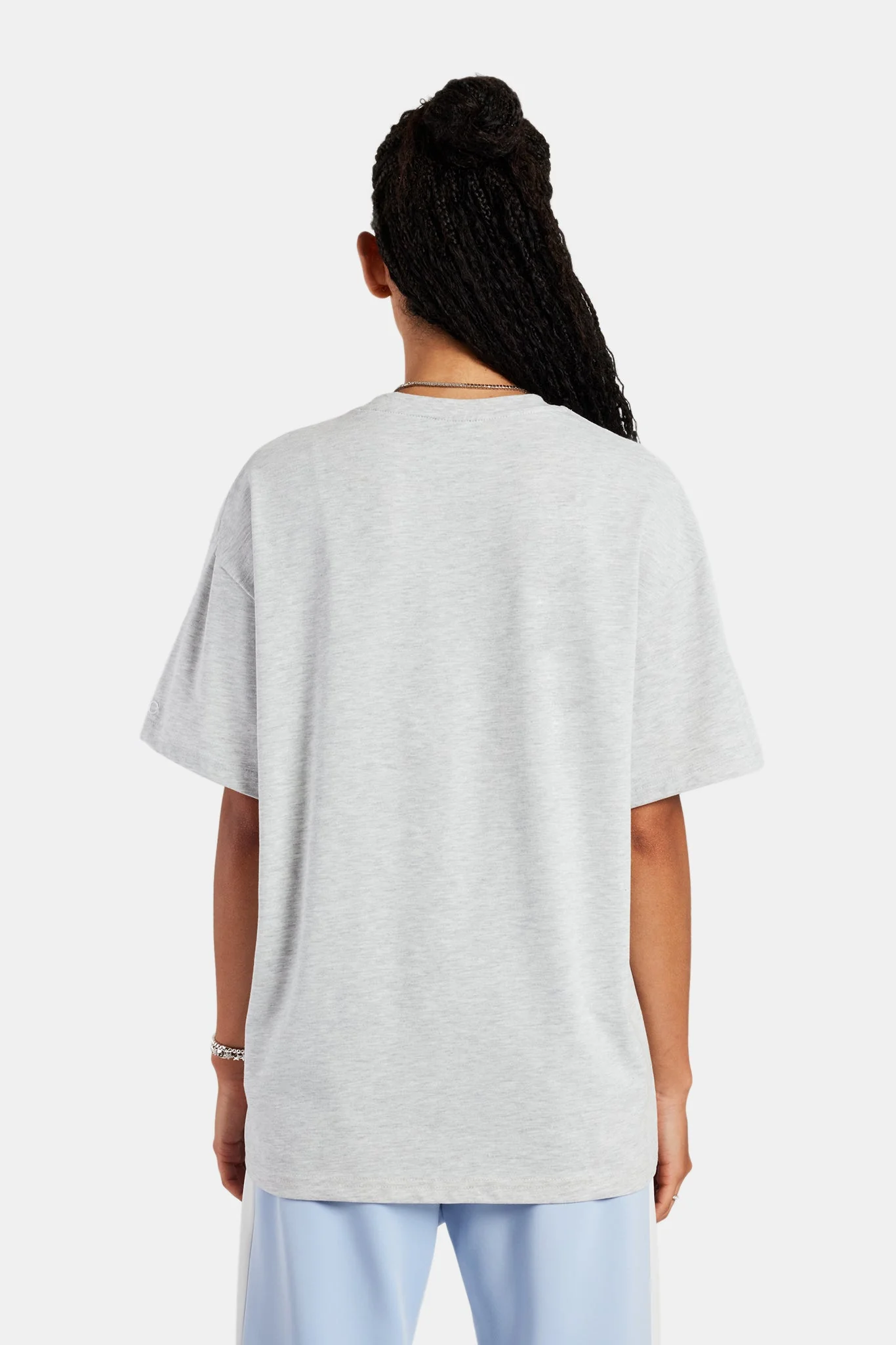 Cernucci Tonal Oversized T-Shirt - Ash Grey - Image 2
