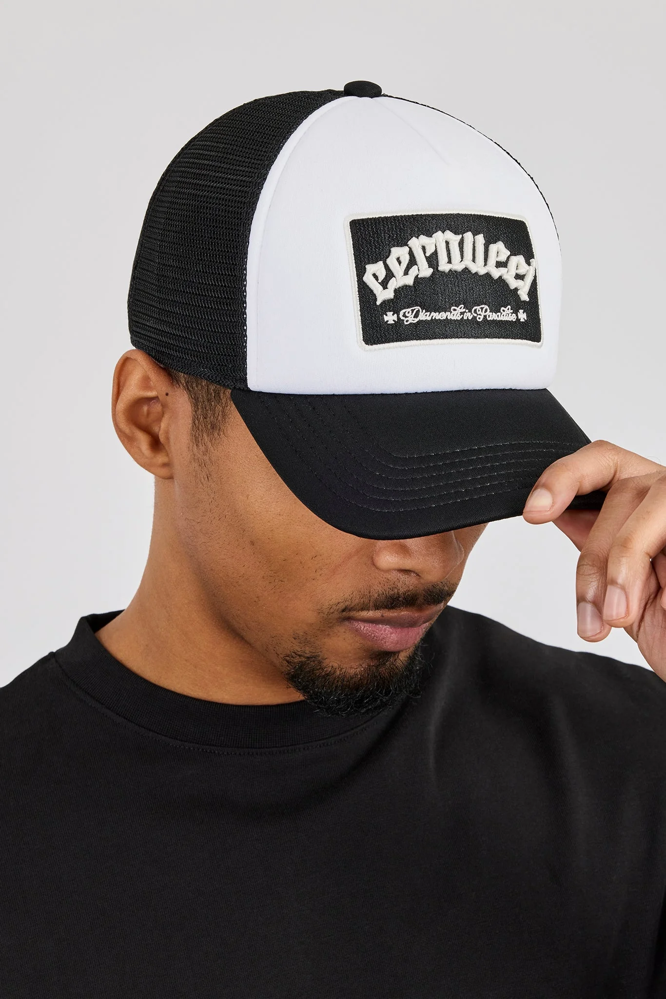 Cernucci Trucker Cap - Black - Image 2