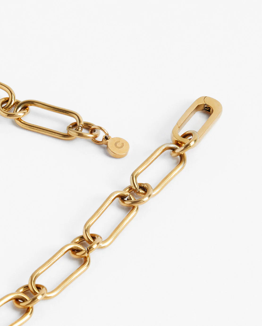 Chain Link Choker - Gold - Image 3