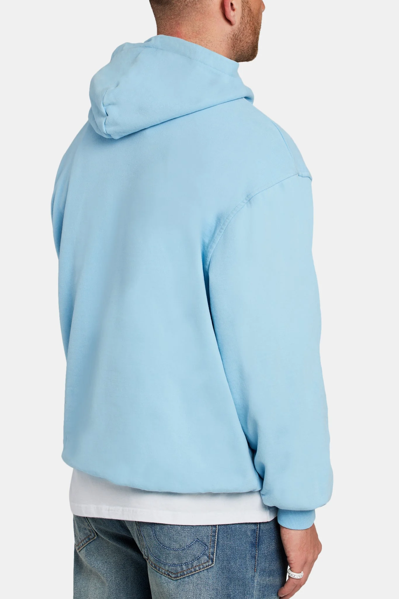 Cherub Graphic Hoodie - Light Blue - Image 2
