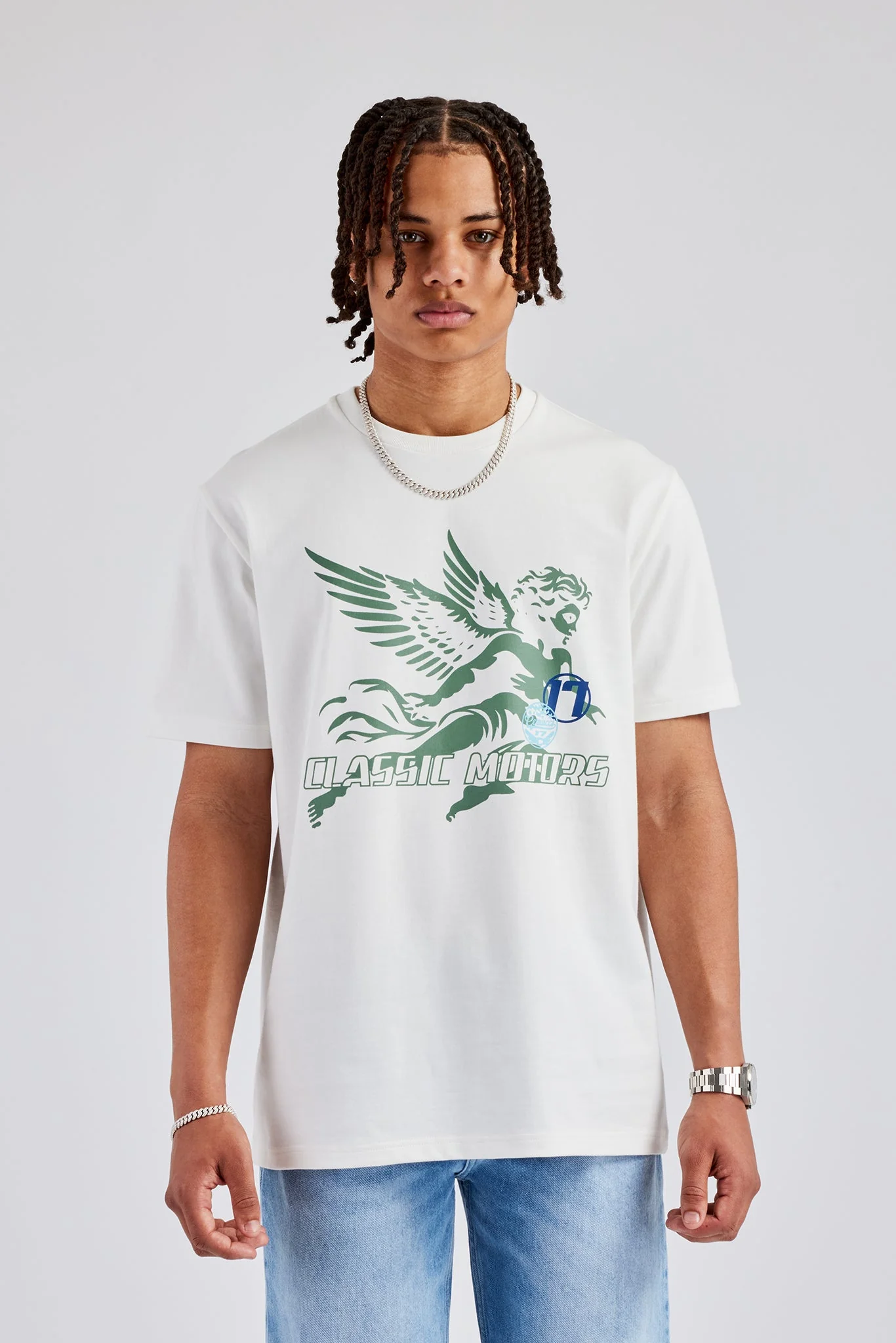 Cherub Graphic T-Shirt - Off White