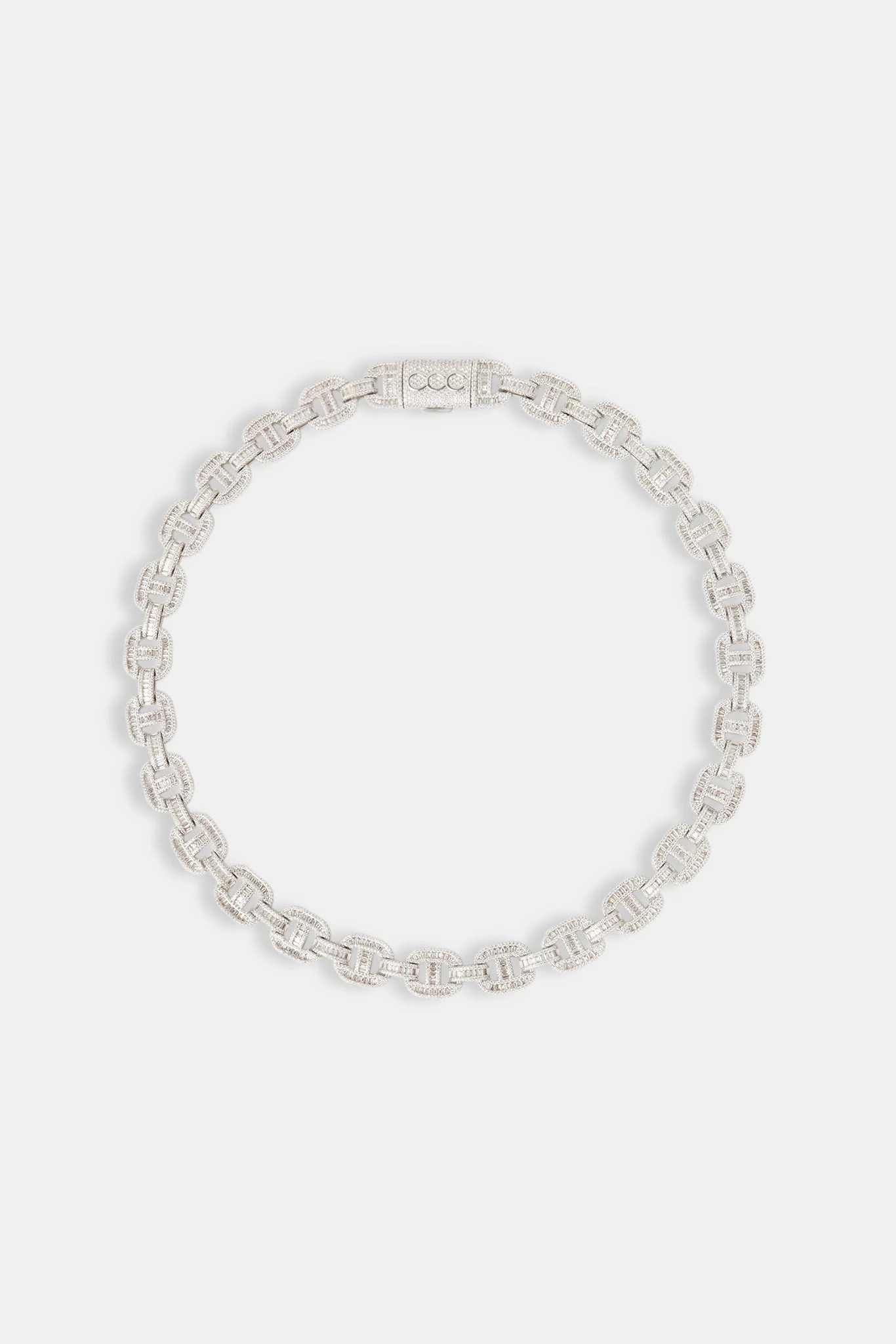 Chunky Iced Baguette Link Chain - 14mm - Image 4