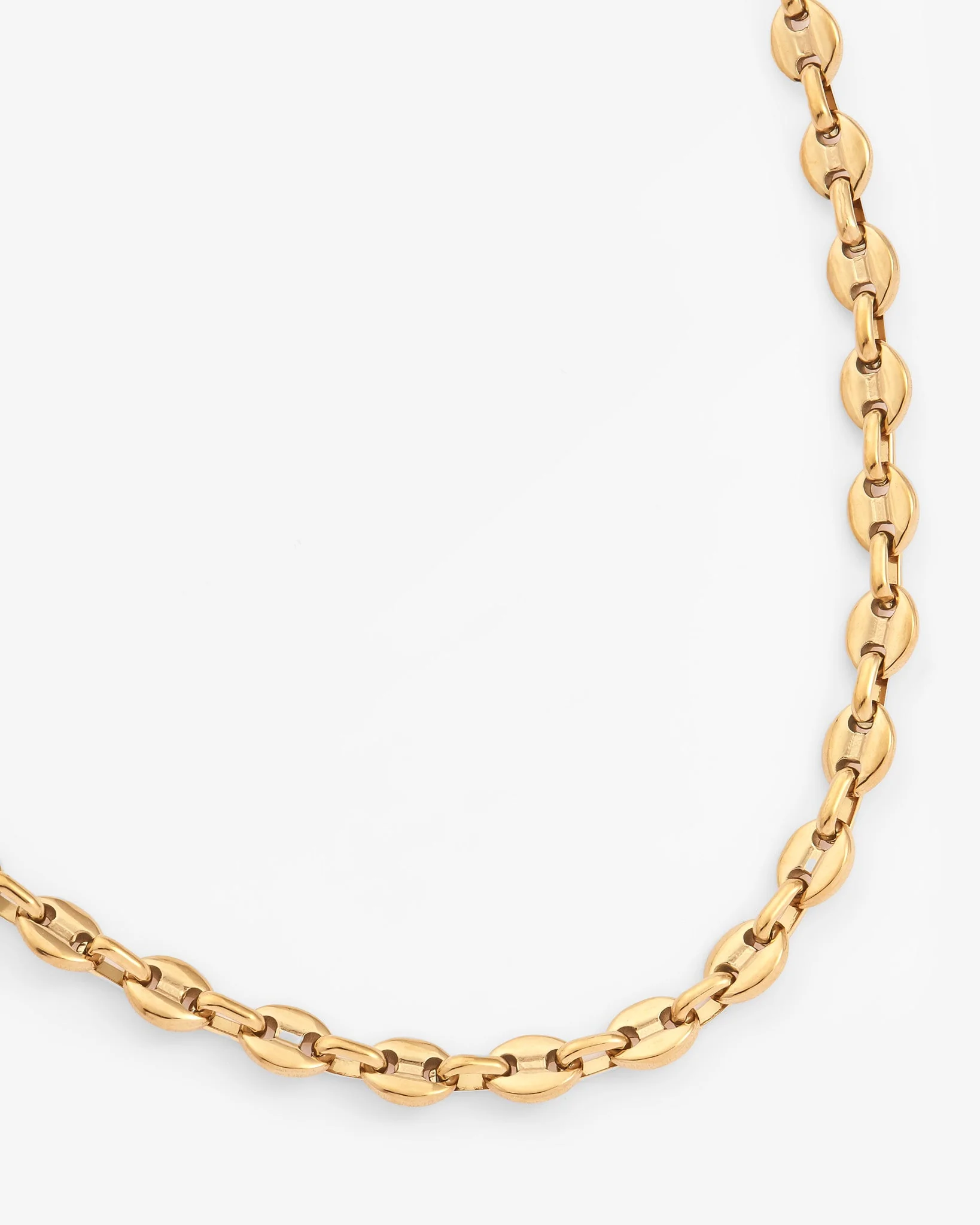 Clasp Detail Necklace - Gold - Image 2