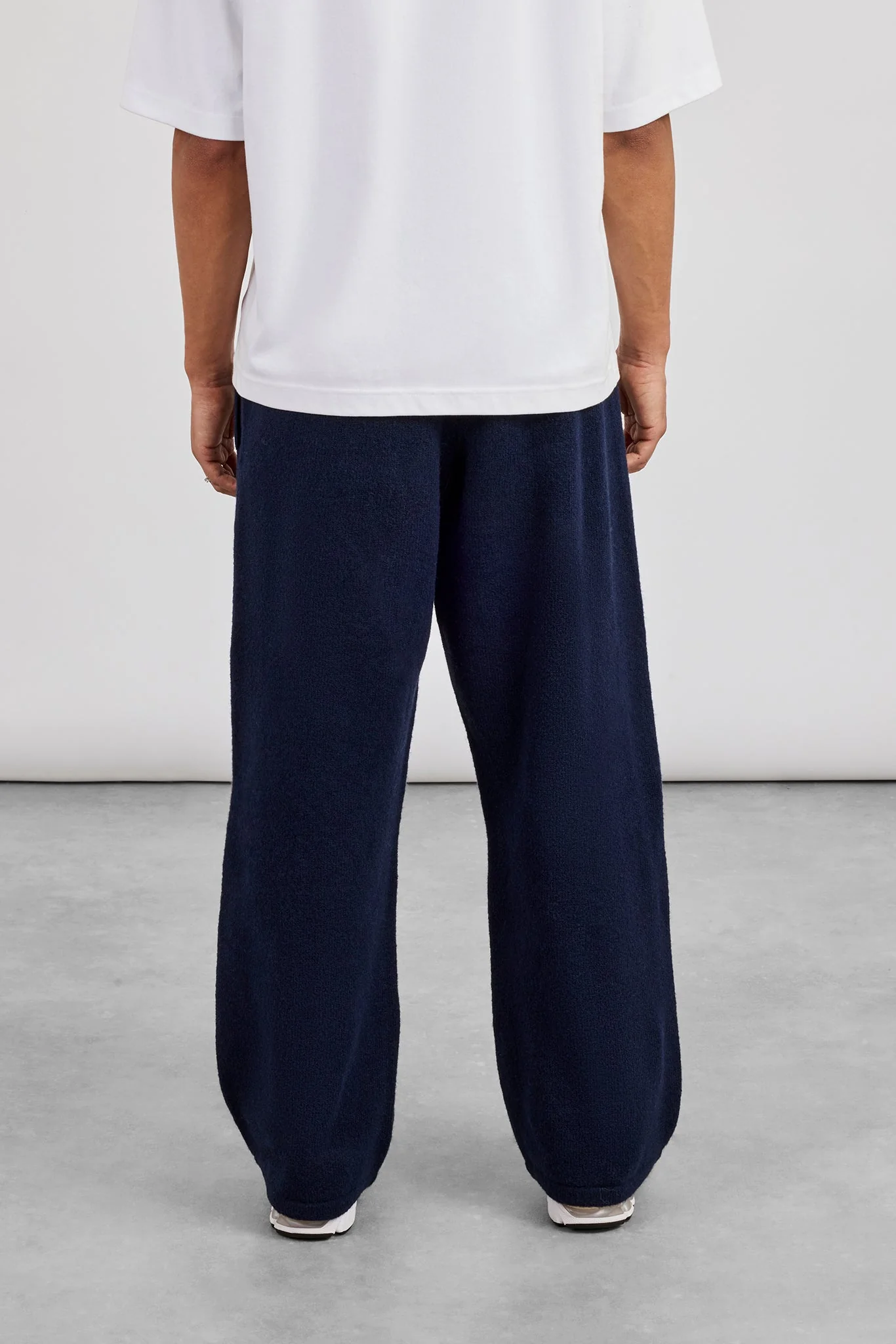 CN Knitted Baggy Jogger - Navy - Image 4
