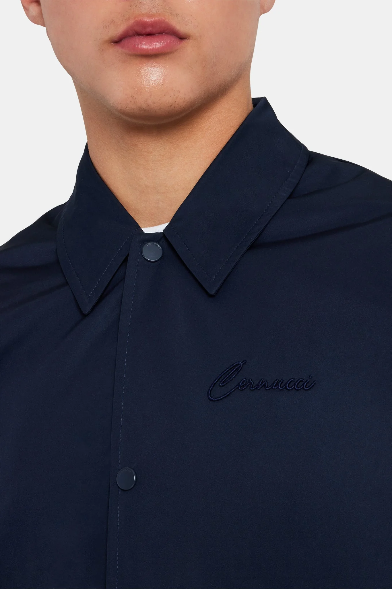 Coach Jacket - Navy - Image 2