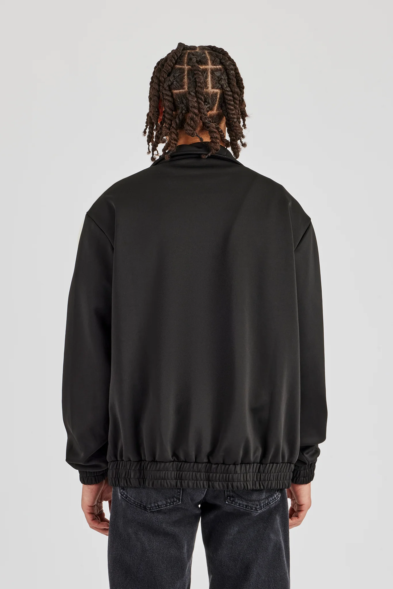 Contrast Panel Track Jacket - Black - Image 3