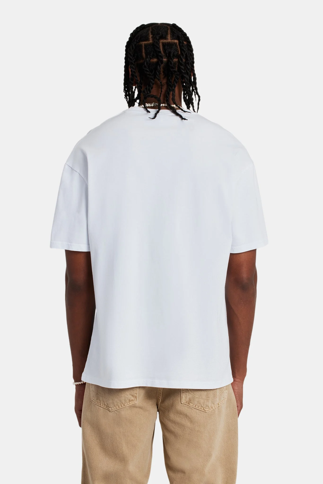 CRNC Printed Oversized T-Shirt - White - Image 3