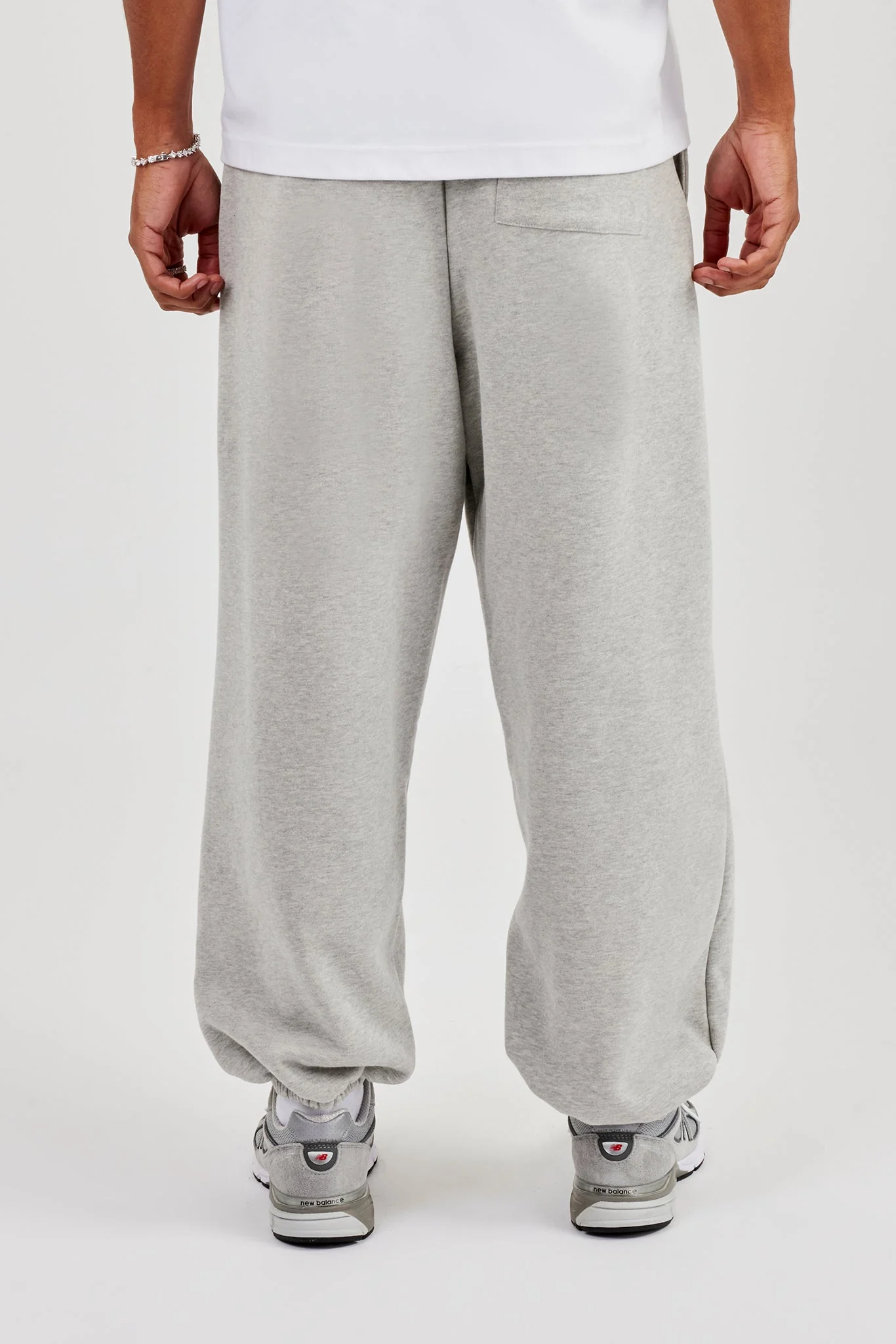 Cuffed Jogger - Grey Marl - Image 4