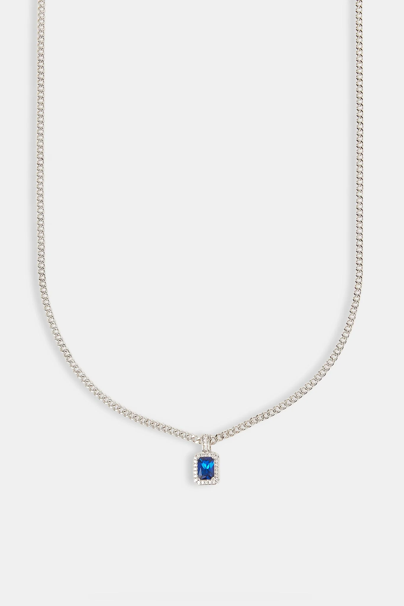 Dark Blue Gemstone Necklace - 10mm - Image 2