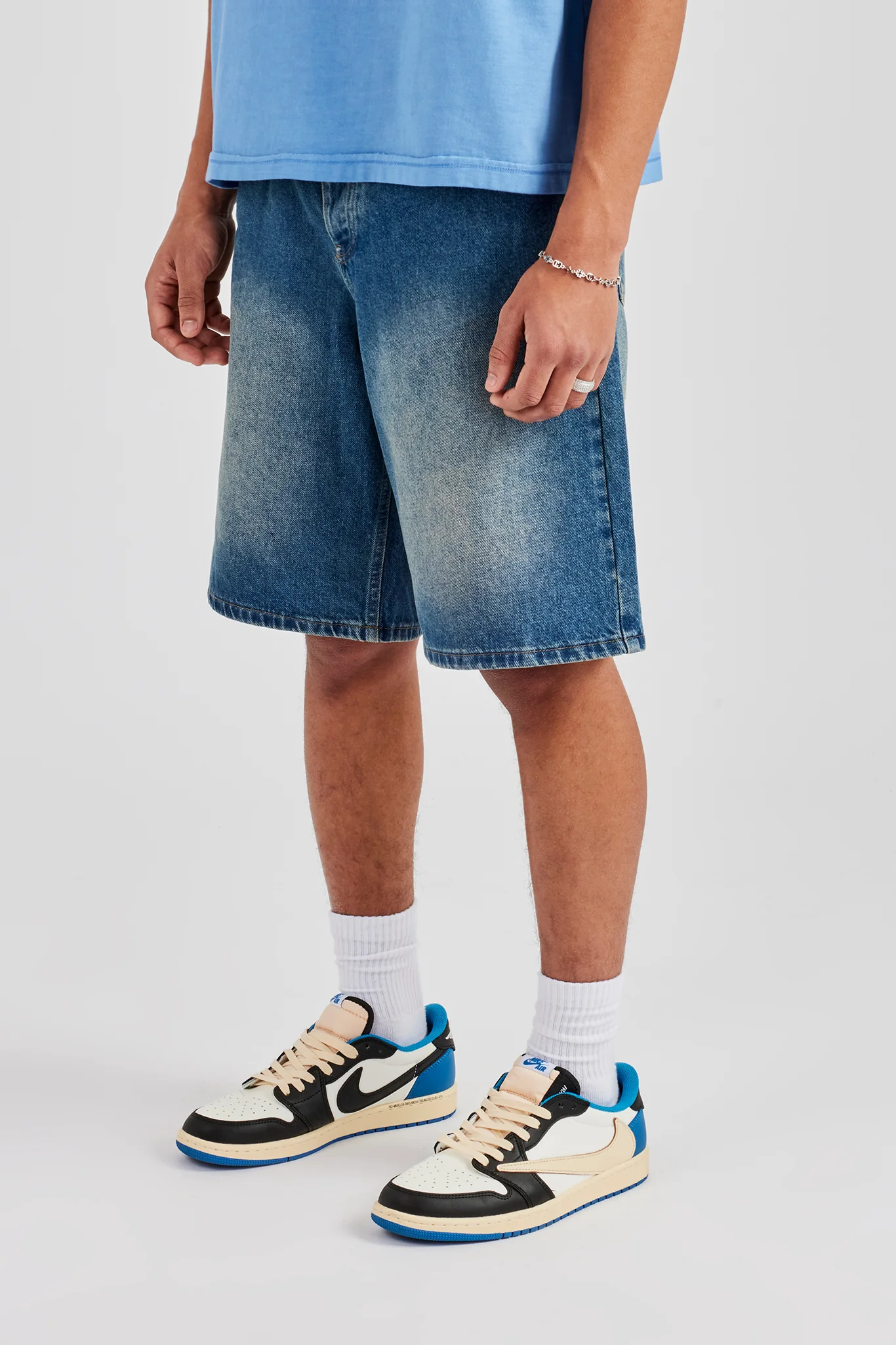 Denim Bermuda Jorts - Antique Wash - Image 3